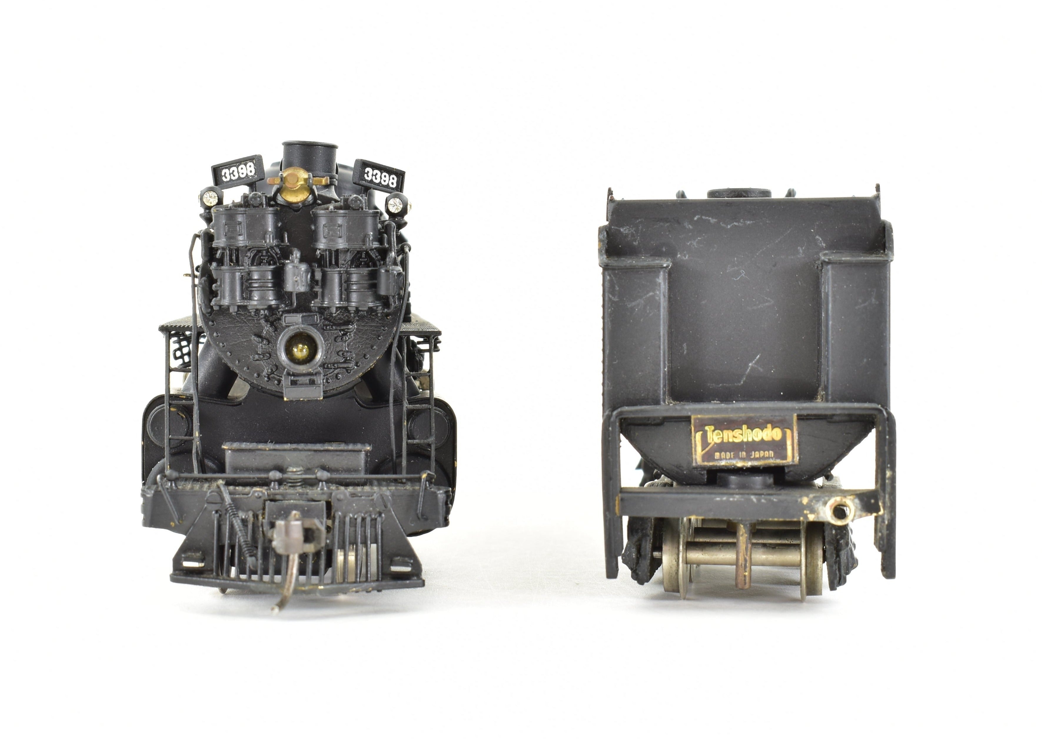 HO Brass PFM - Tenshodo GN Great Northern 2-8-2 O-8 Class Factory-Painted Locomotive No. 3398