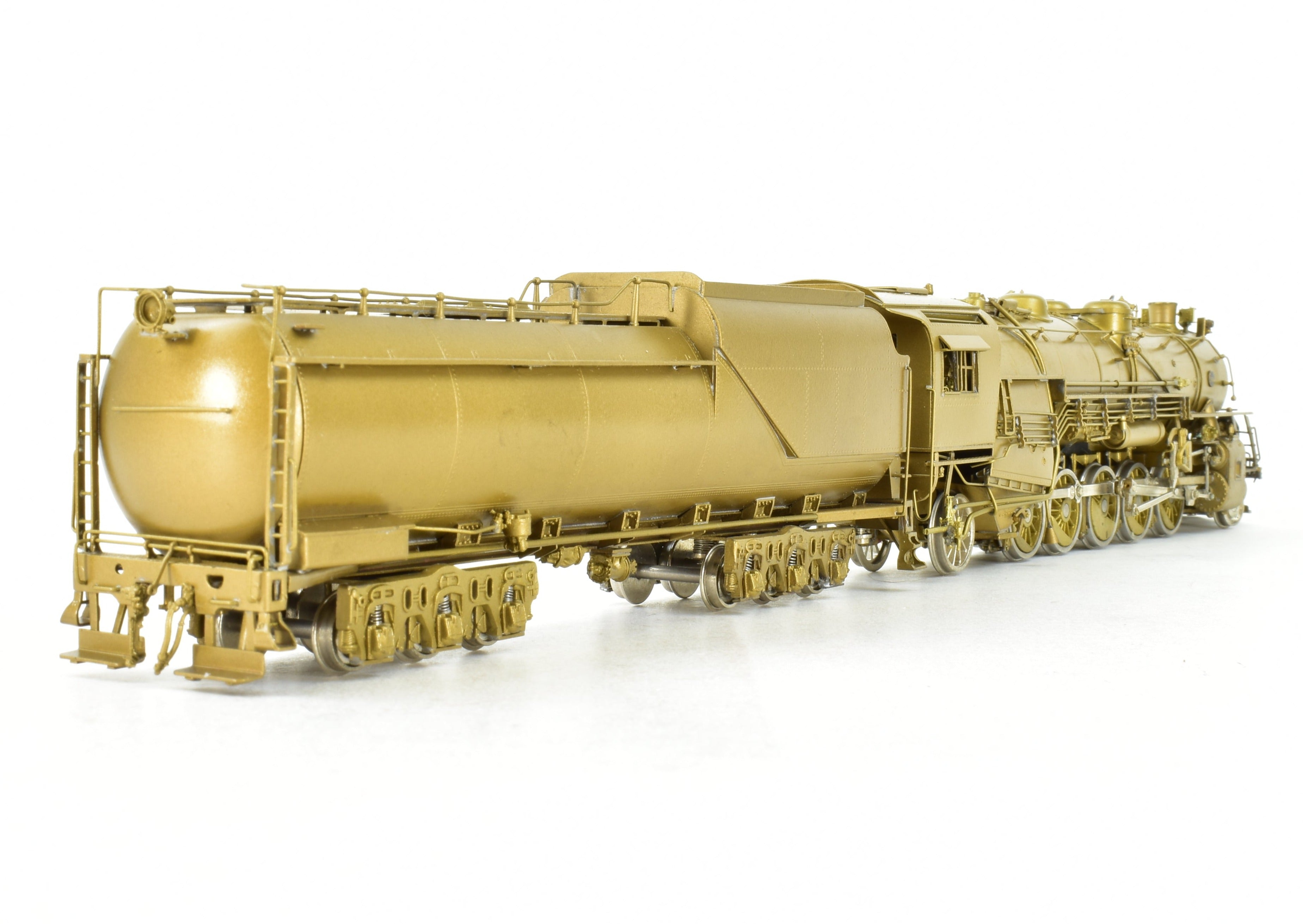 HO Scale Brass Model Train - Chesapeake & Ohio Class B-1 2-10-2 with Pumps on Pilot by NJ Custom Brass