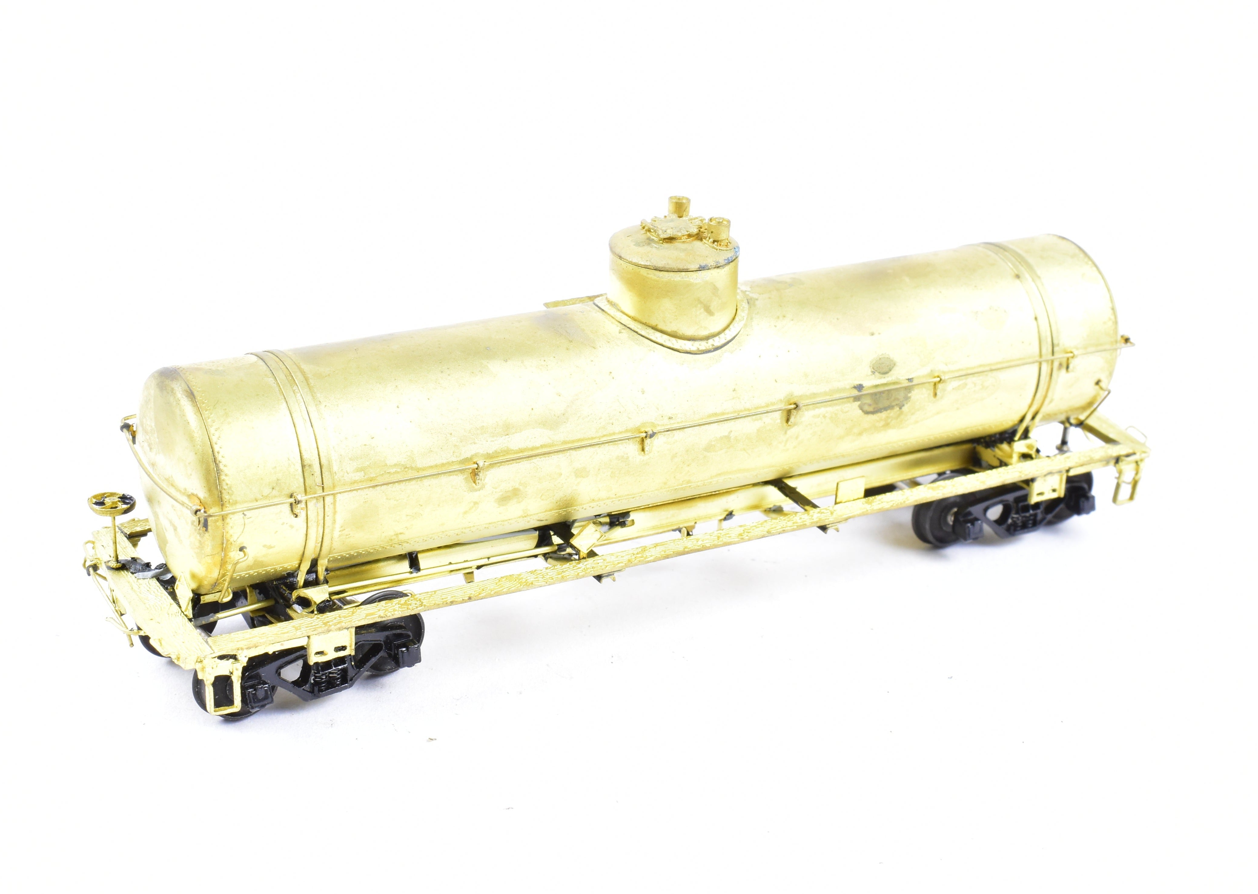 HO Scale Brass Model of Southern Pacific O - 50 - 12 Tank Car by Pecos River Brass with KC Brake System