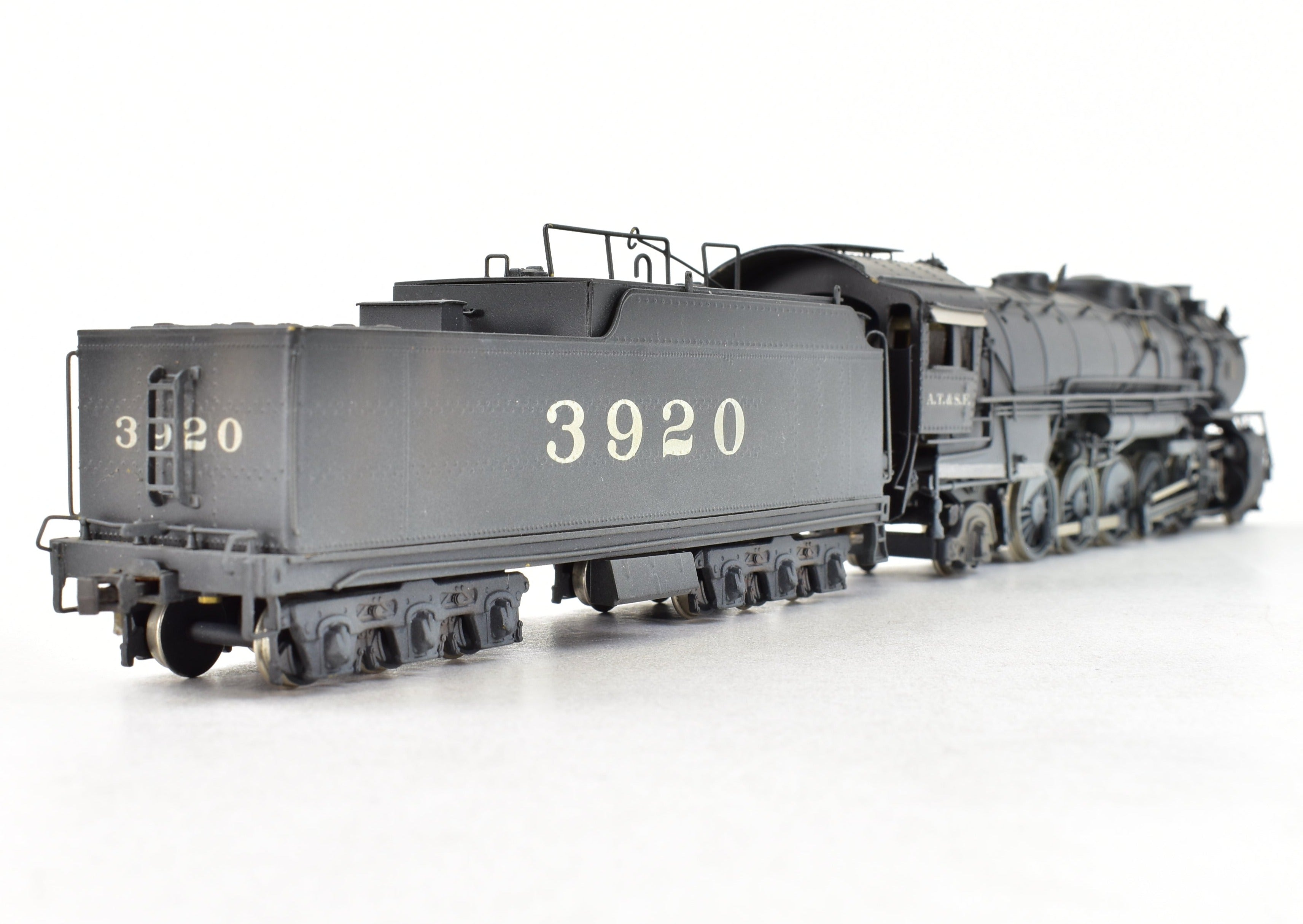 HO Scale Brass PFM ATSF Santa Fe 2-10-2 3800 Class Custom Painted Locomotive No. 3920