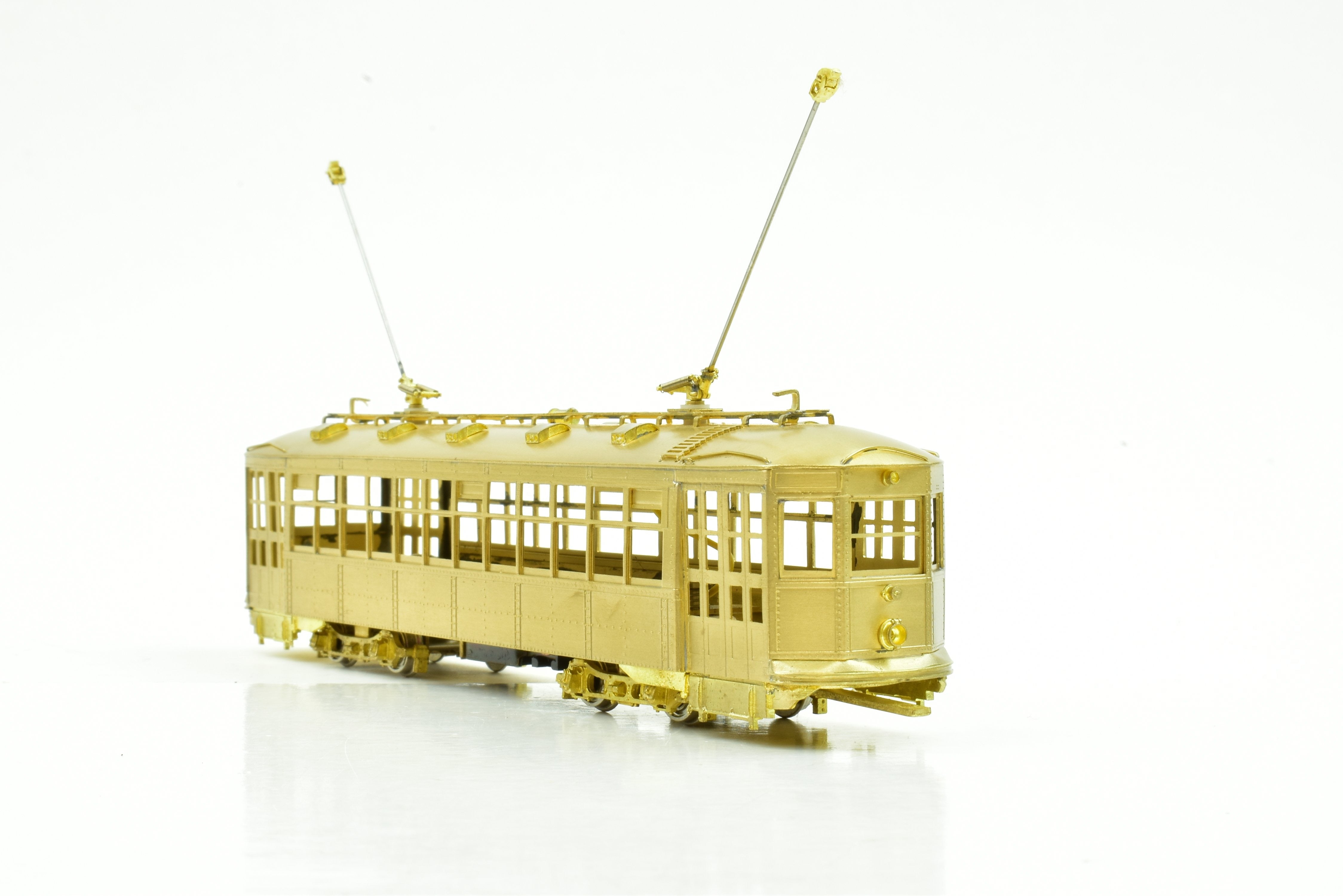 HO Scale Brass MTS Traction BER - 1929 Modified Boston Elevated Railway Type 5 Streetcar