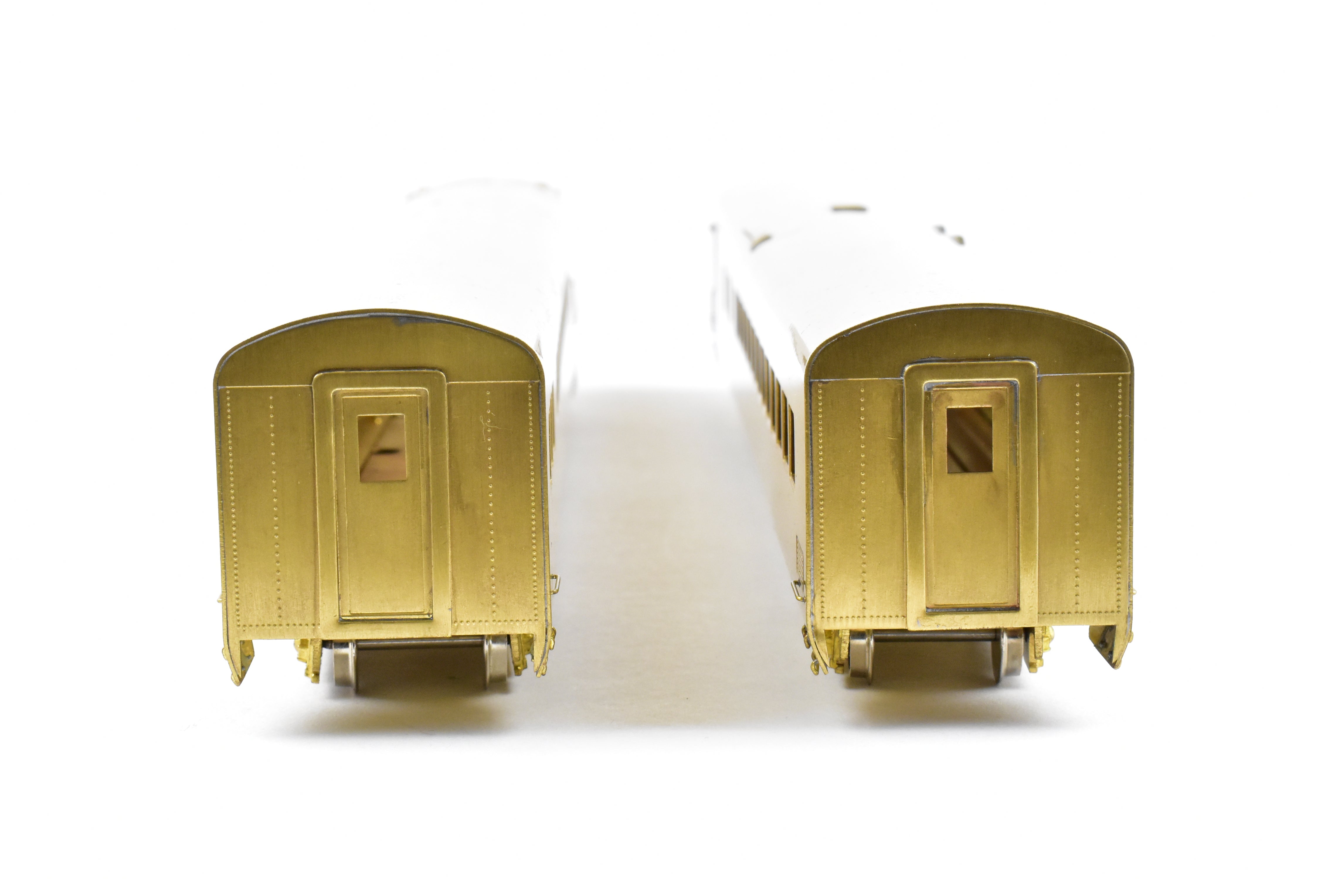 HO Brass NPP Nickel Plate 2-Car Baggage & Parlor Set - C&NW Chicago & Northwestern
