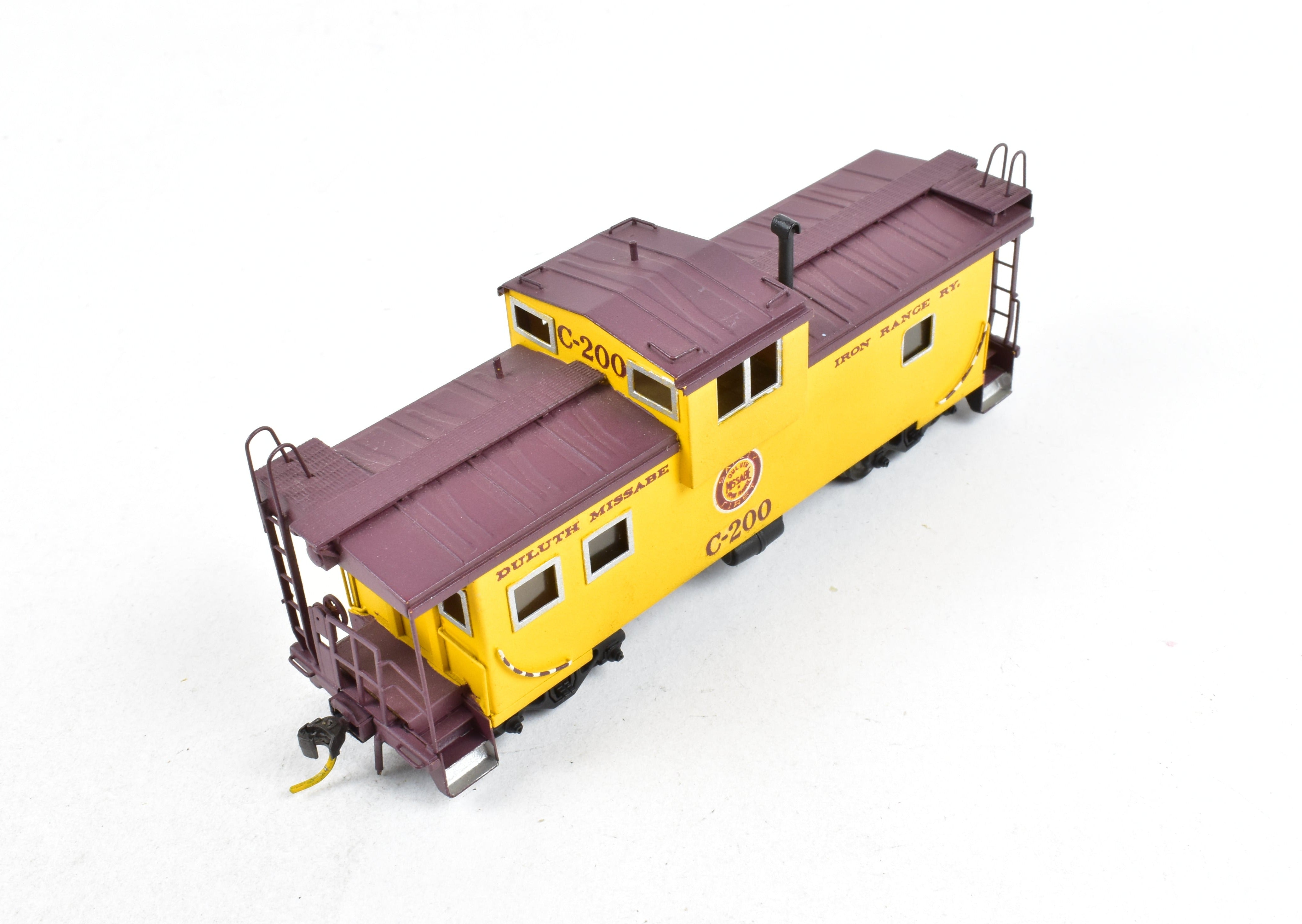 HO Scale Brass DM&IR Wide Vision Caboose by LMB Models, No Original Box