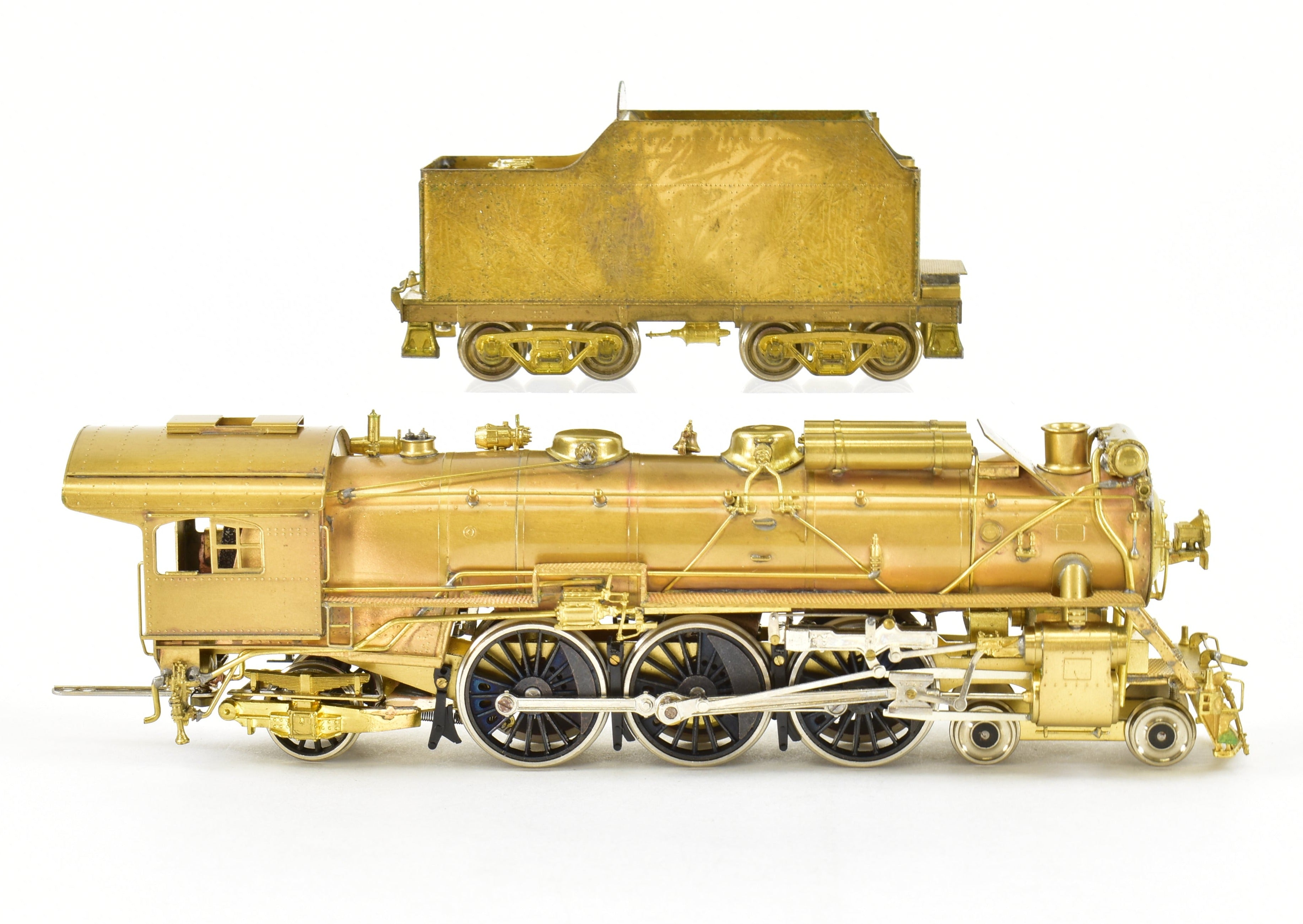 NJ Custom Brass HO Scale 4-6-2 Pacific Locomotive - New Haven I-4 Model