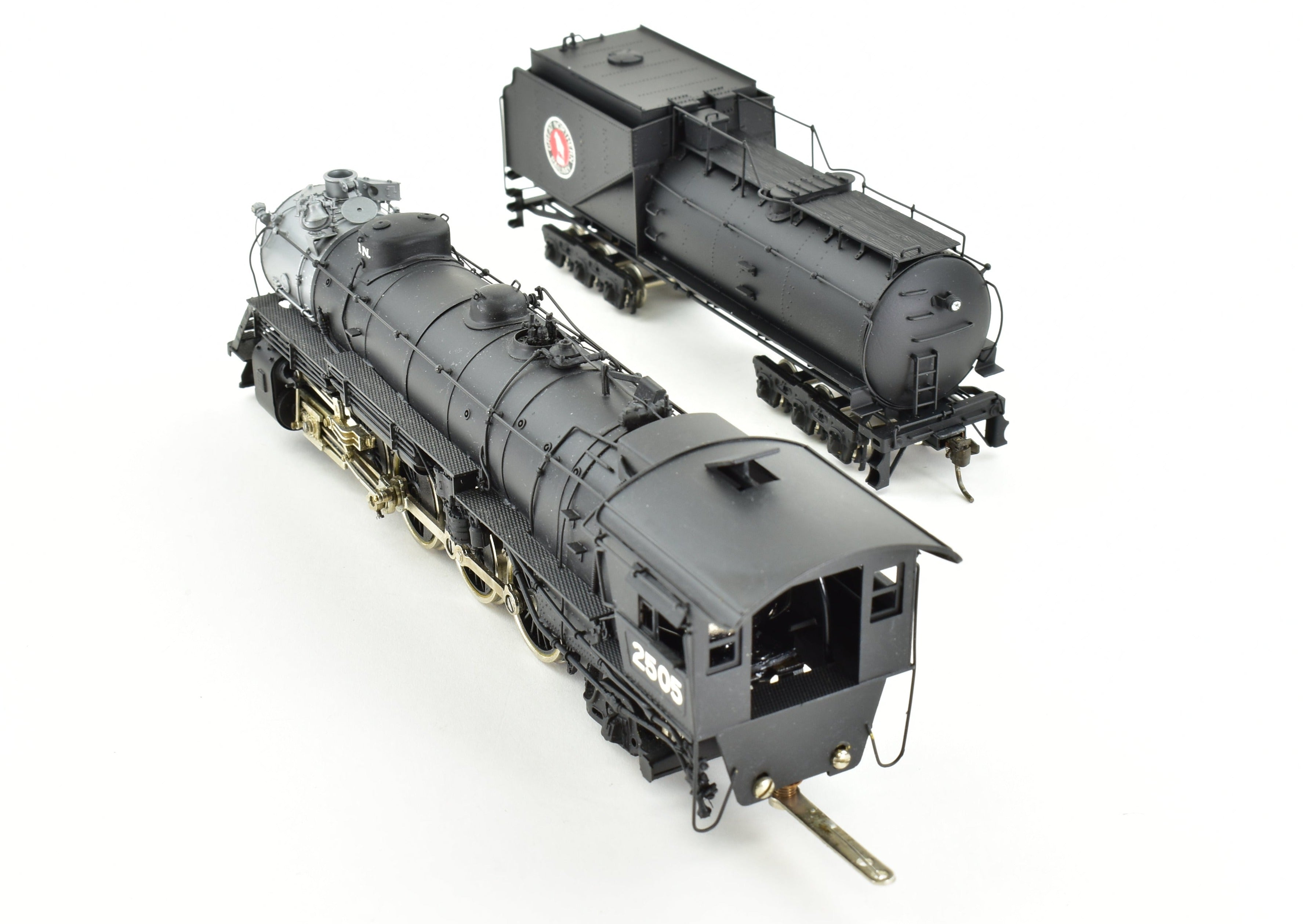 HO Scale Brass PFM - Tenshodo Great Northern 4-8-2 Class P-2 Factory Painted Can Motor Locomotive