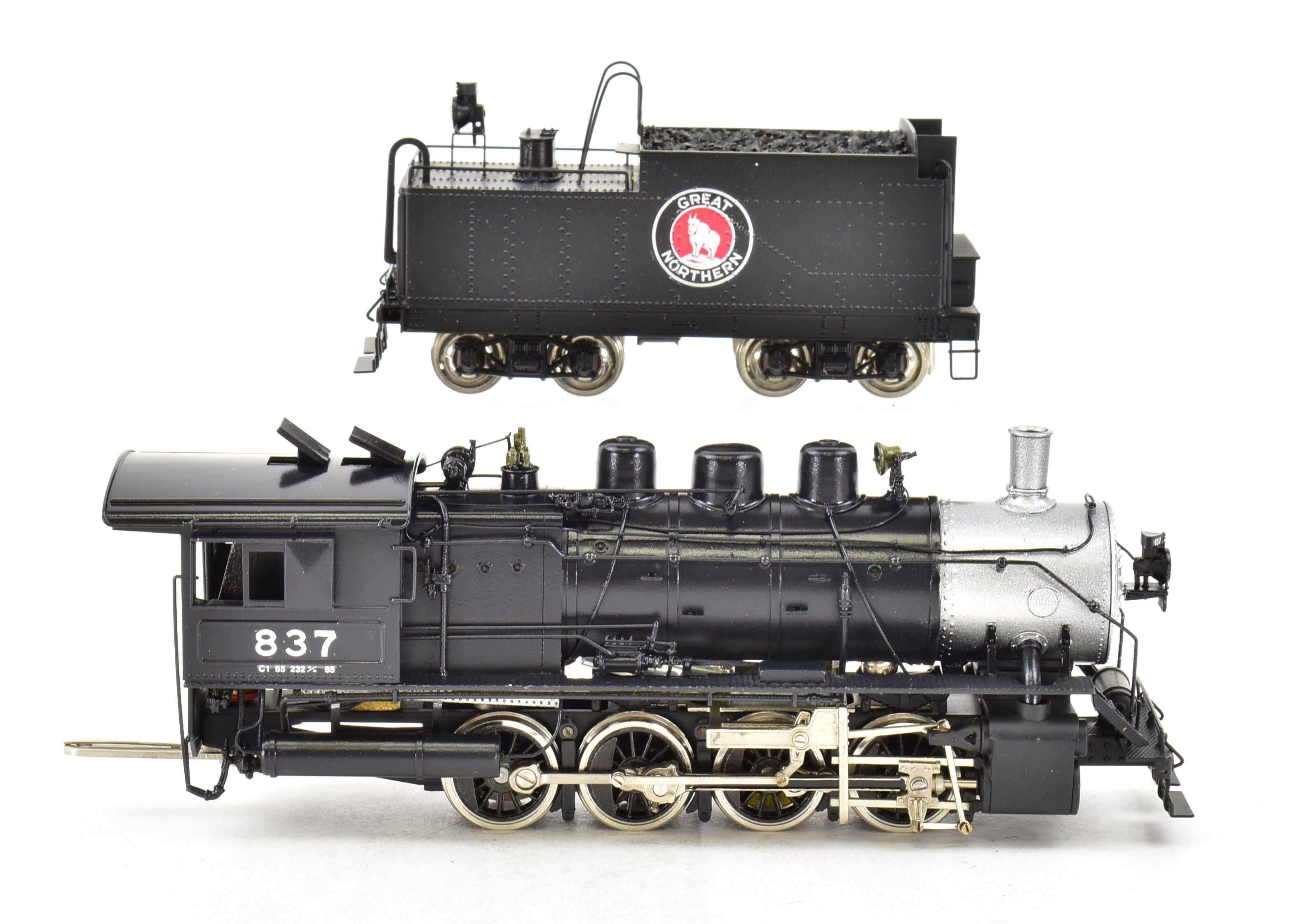 1971 Custom Painted HO Brass PFM Tenshodo Great Northern 0-8-0 Class C-1 Model