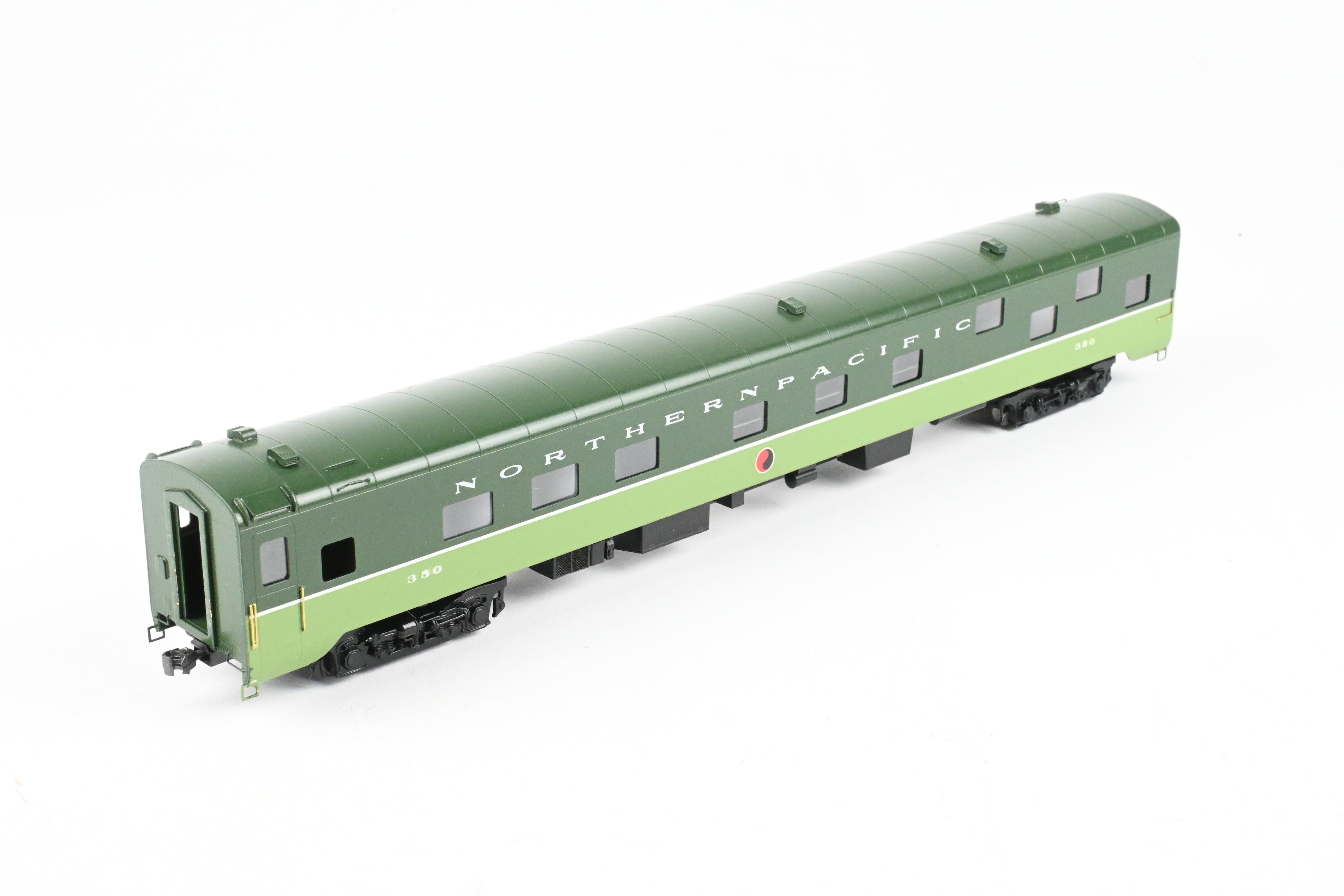 Custom Painted HO Brass Oriental Limited NP Northern Pacific Sleeper #350 with Skirts