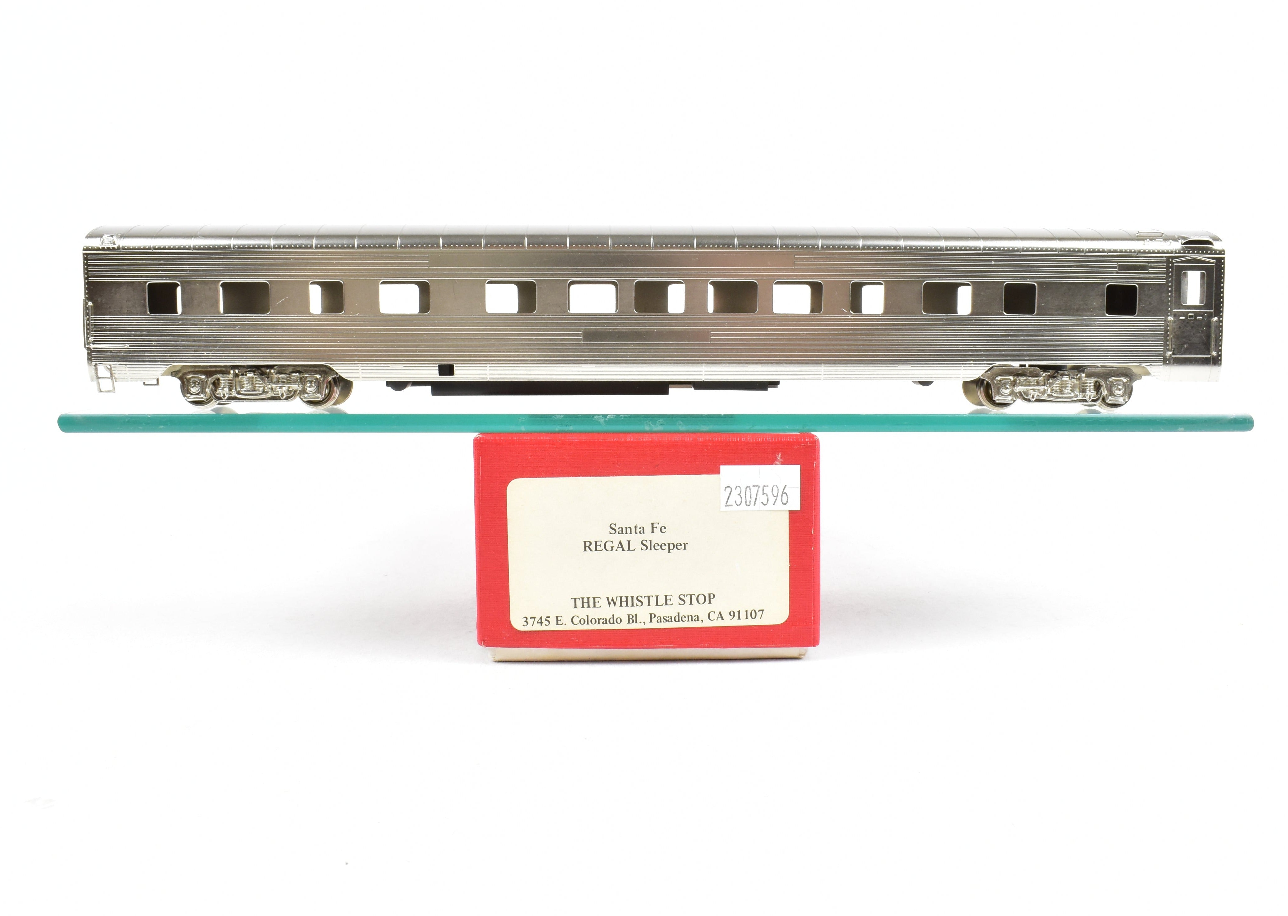 HO Scale Brass Soho ATSF - Santa Fe Regal Series Sleeper Model Train Car