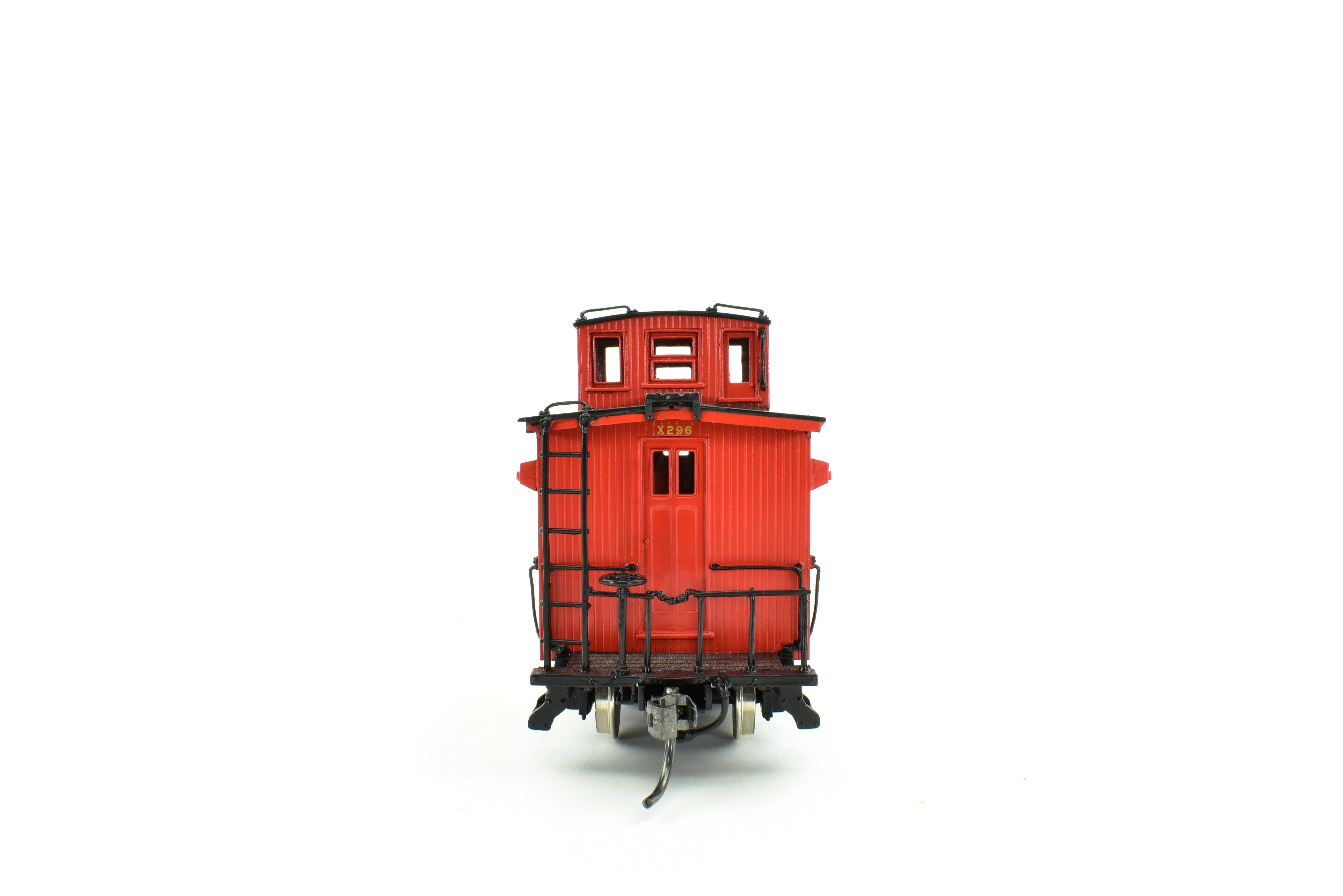 HO Scale Brass Model Train NBL - North Bank Line GN - Great Northern 25 - Foot Truss Rod Caboose FP Number X296