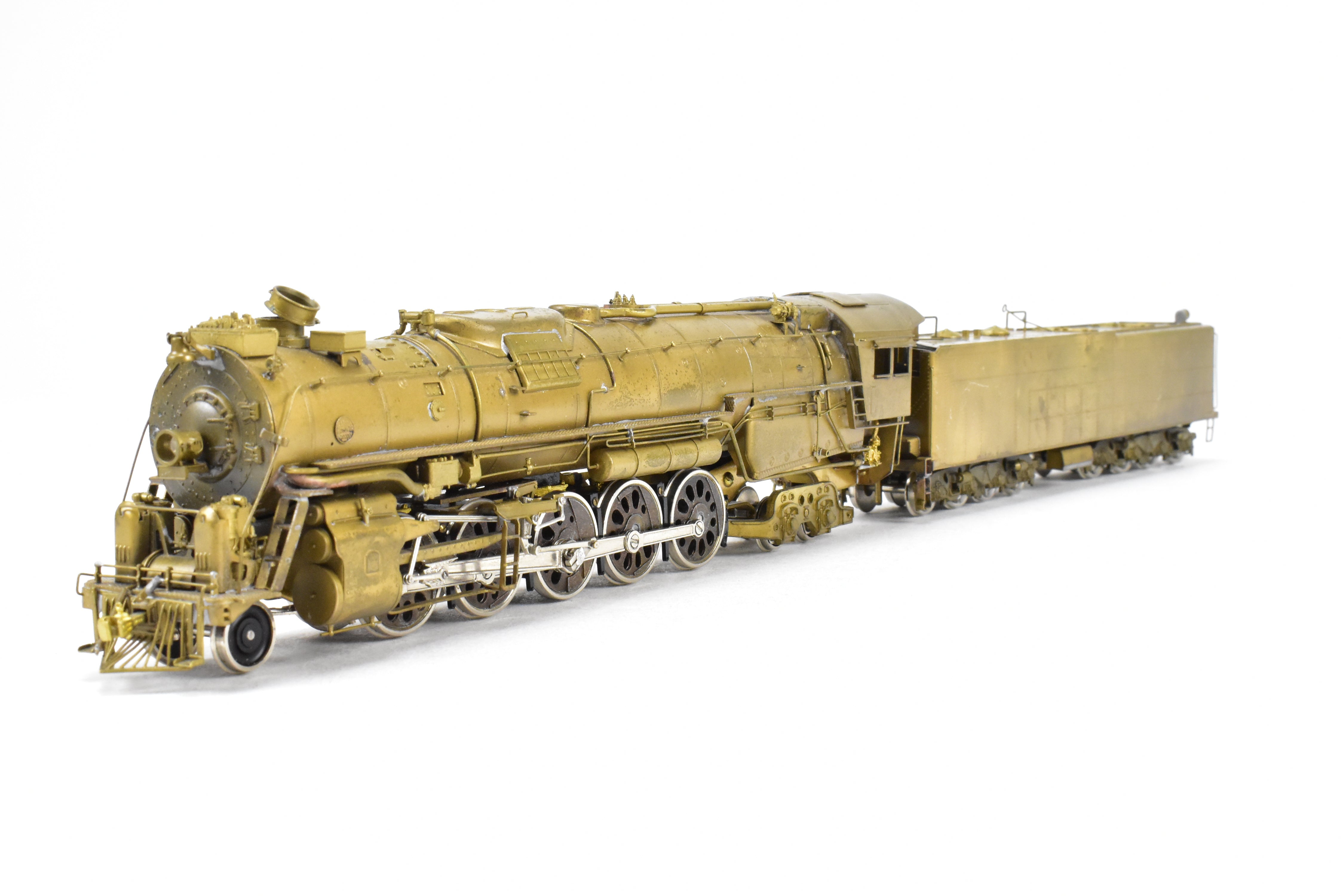 HO Scale Brass PFM - United ATSF - Santa Fe 2-10-4 Locomotive with Can Motor and Gearbox Conversion