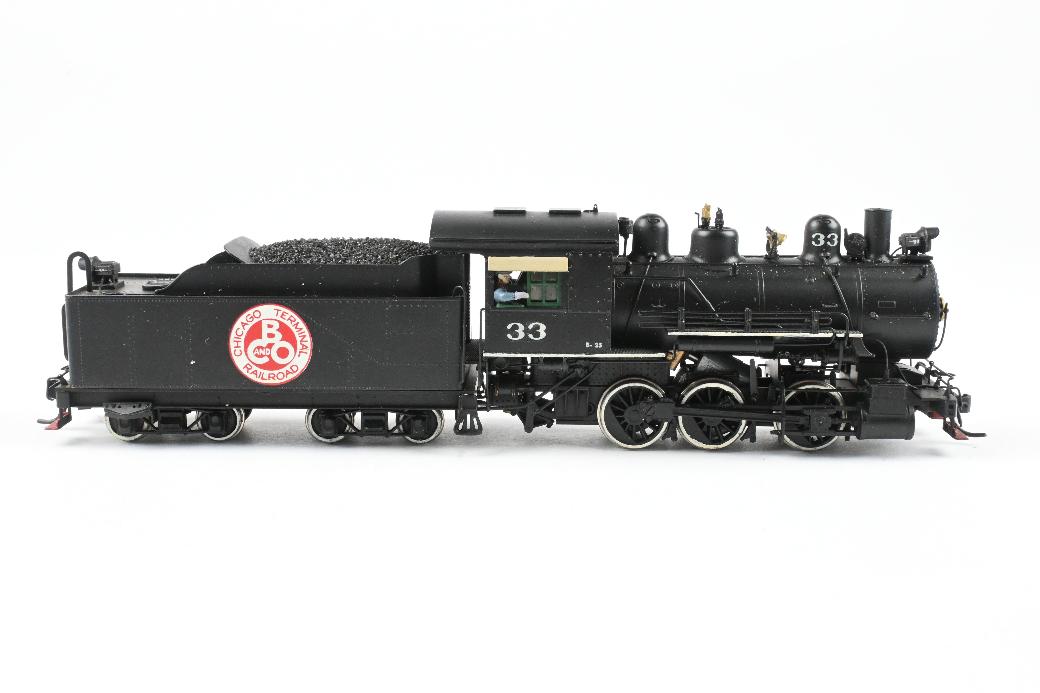 HO Scale Brass PFM Fujiyama Northern Pacific 0-6-0 Class L-9 Custom Painted for Private Road