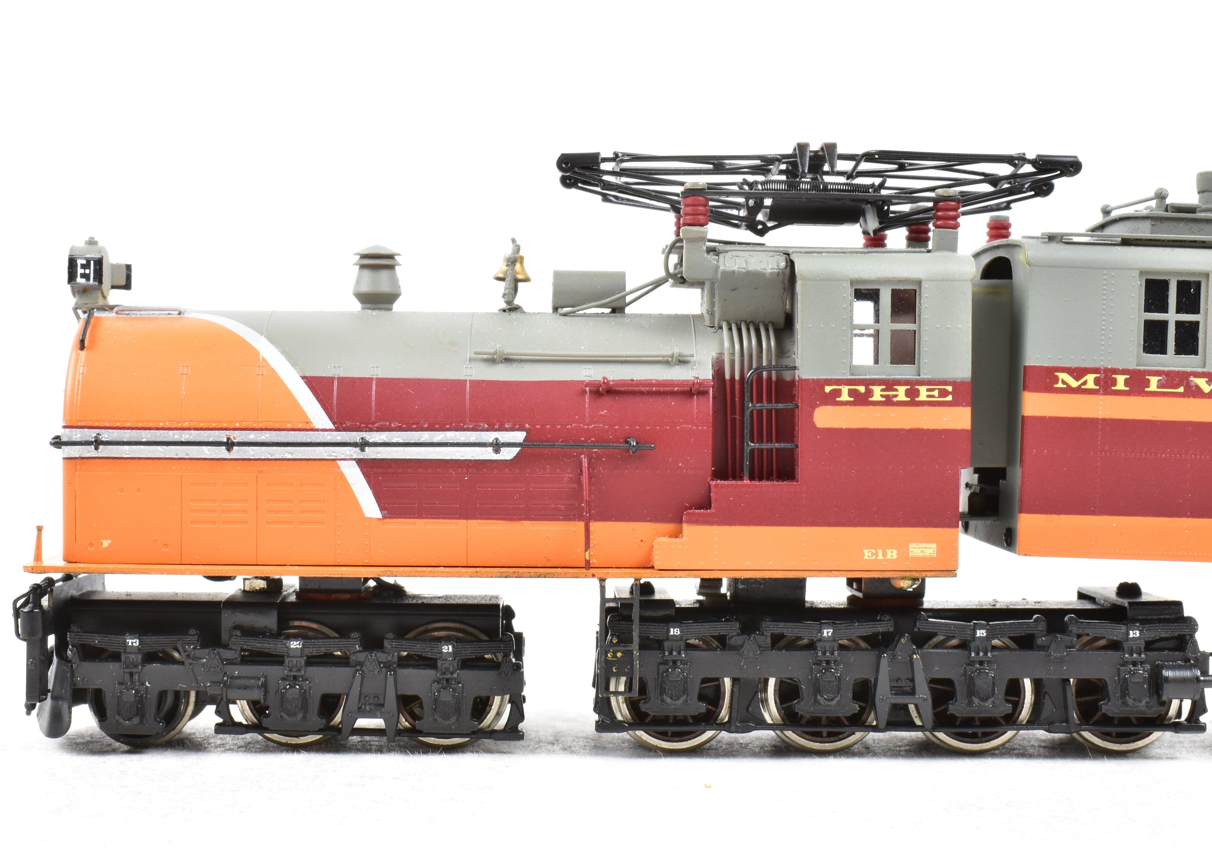 High - Quality HO Scale Custom Brass Milwaukee Road EP - 2 BI - Polar Gearless Electric Model Train Pro - Painted No. E1