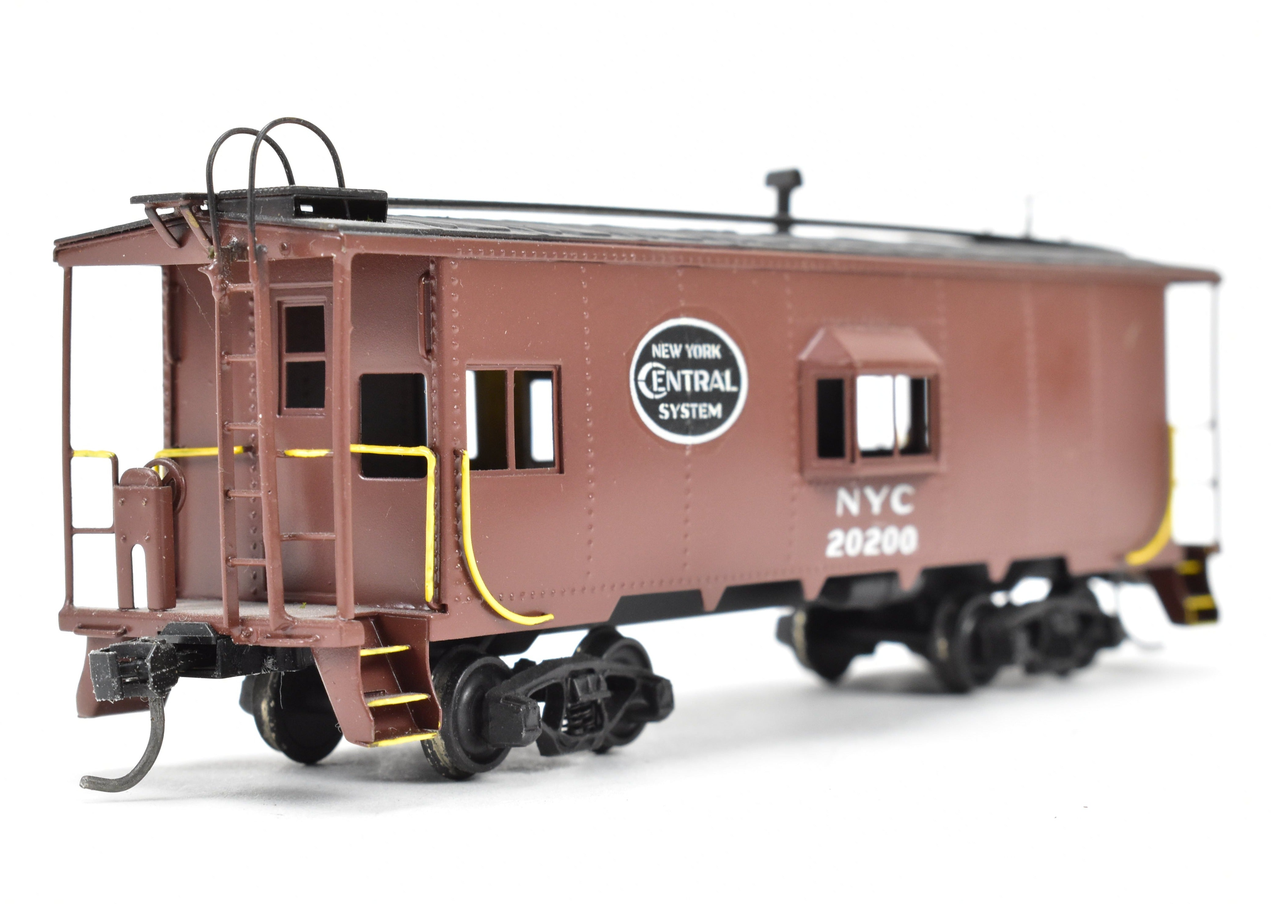 HO Scale Brass Model Train - Lambert NYC New York Central N7 All - Steel Bay Window Caboose CP by Despatch Shops