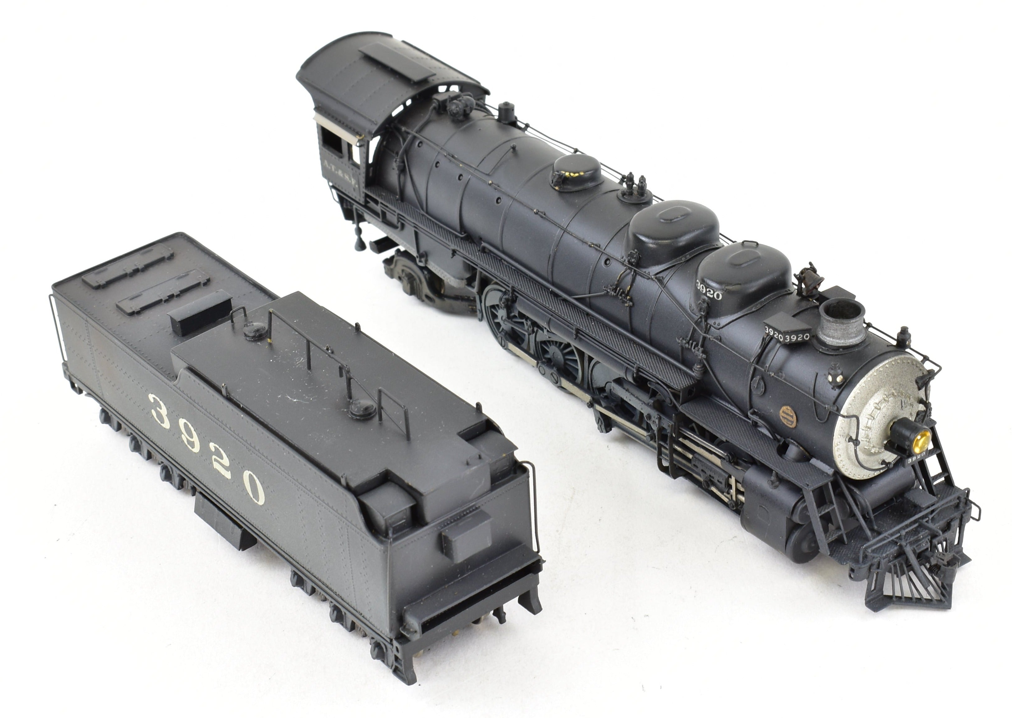 HO Scale Brass PFM ATSF Santa Fe 2-10-2 3800 Class Custom Painted Locomotive No. 3920