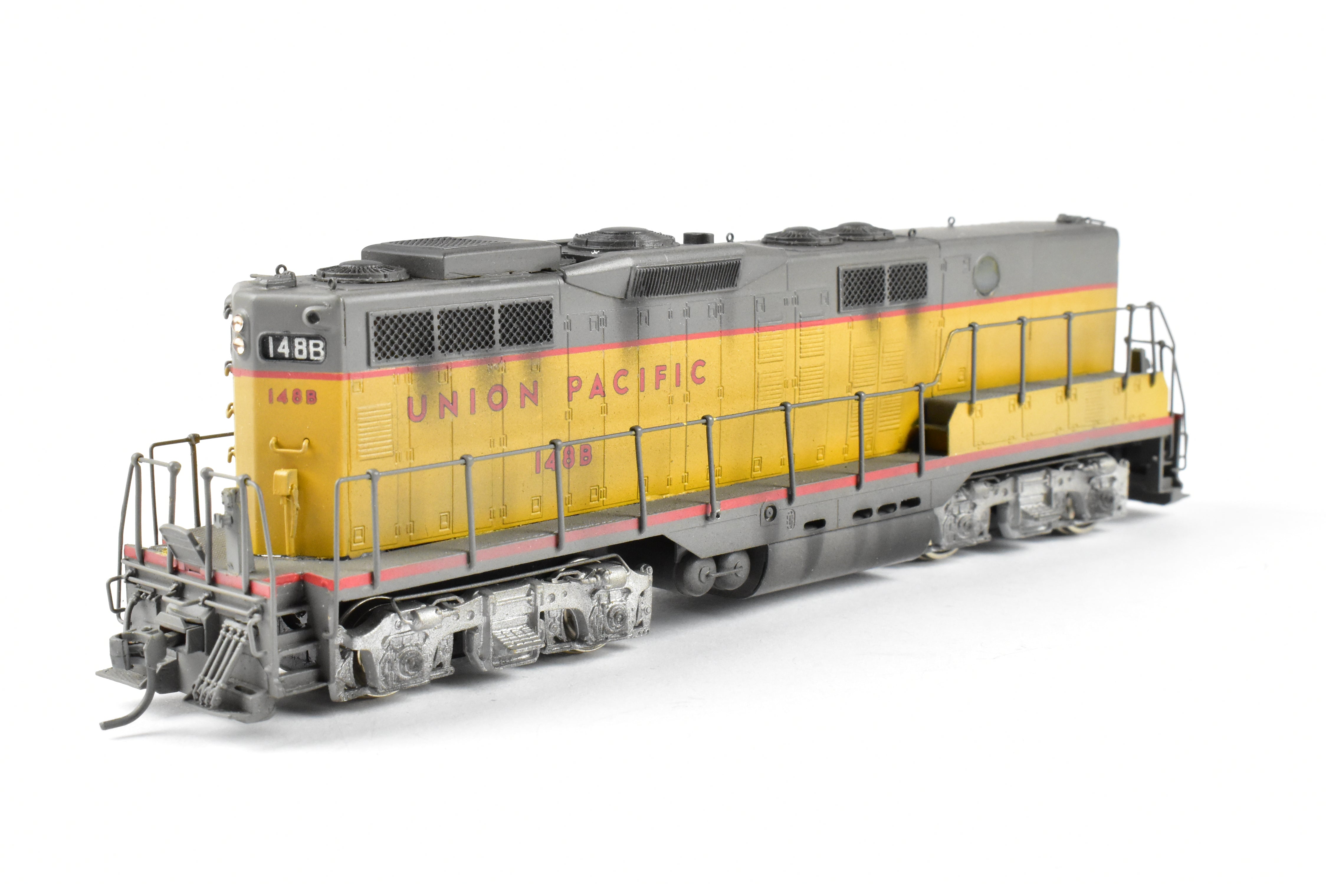HO Brass Oriental Limited Union Pacific EMD GP9 1750 HP Weathered Cabless B-Unit #148B