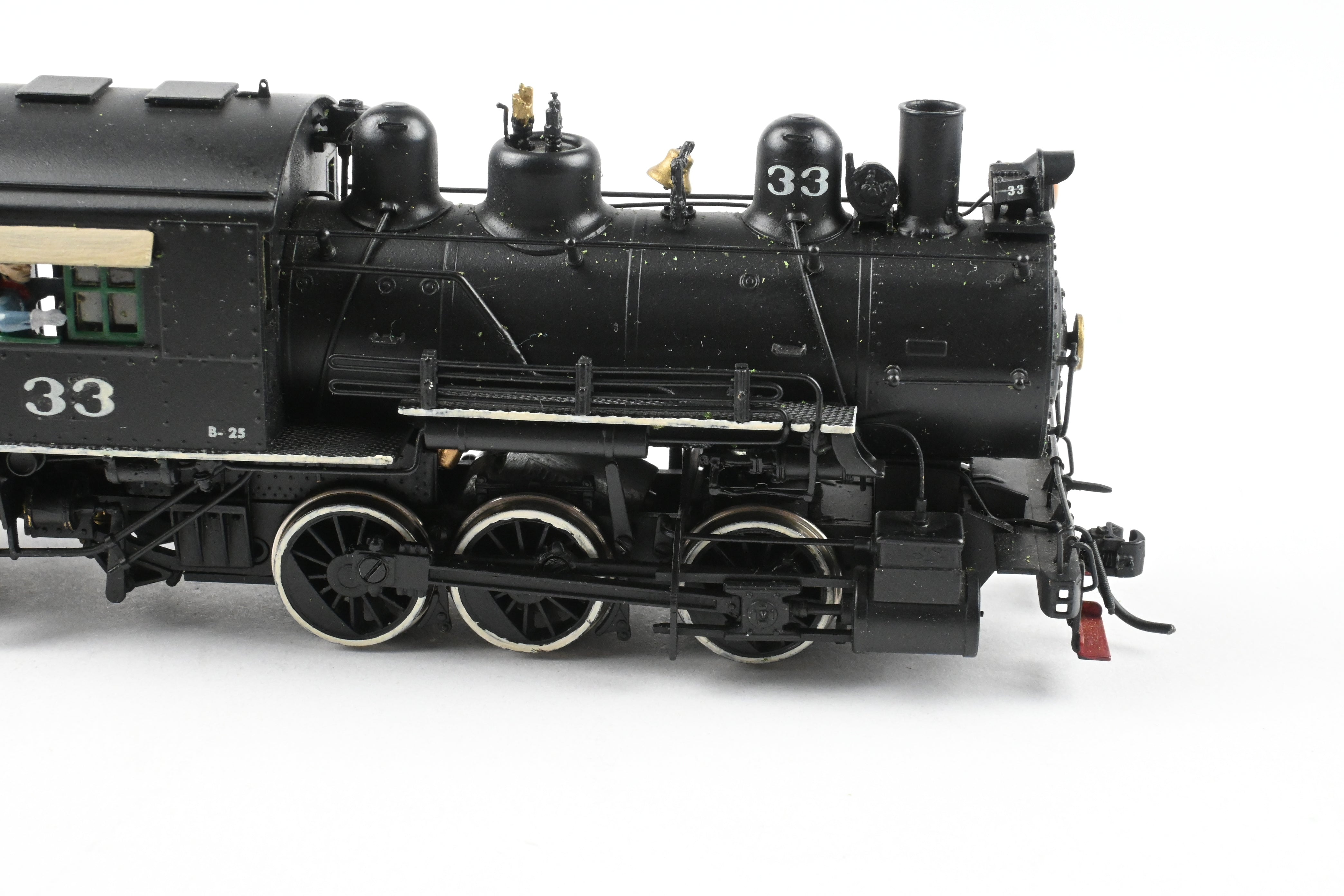 HO Scale Brass PFM Fujiyama Northern Pacific 0-6-0 Class L-9 Custom Painted for Private Road