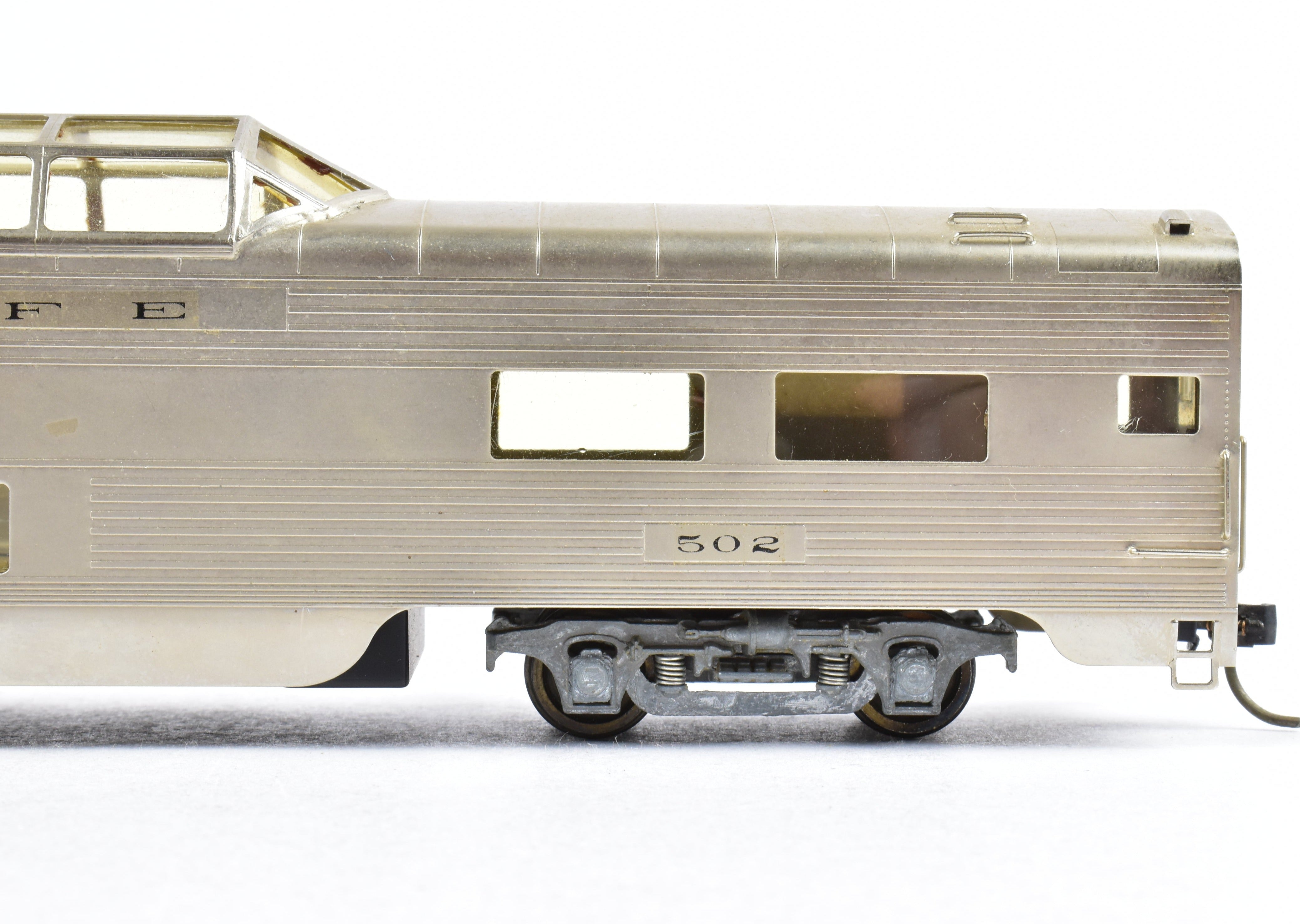 HO Scale Brass Lambert ATSF - Santa Fe Pullman Standard Dome Lettered Model Train Car