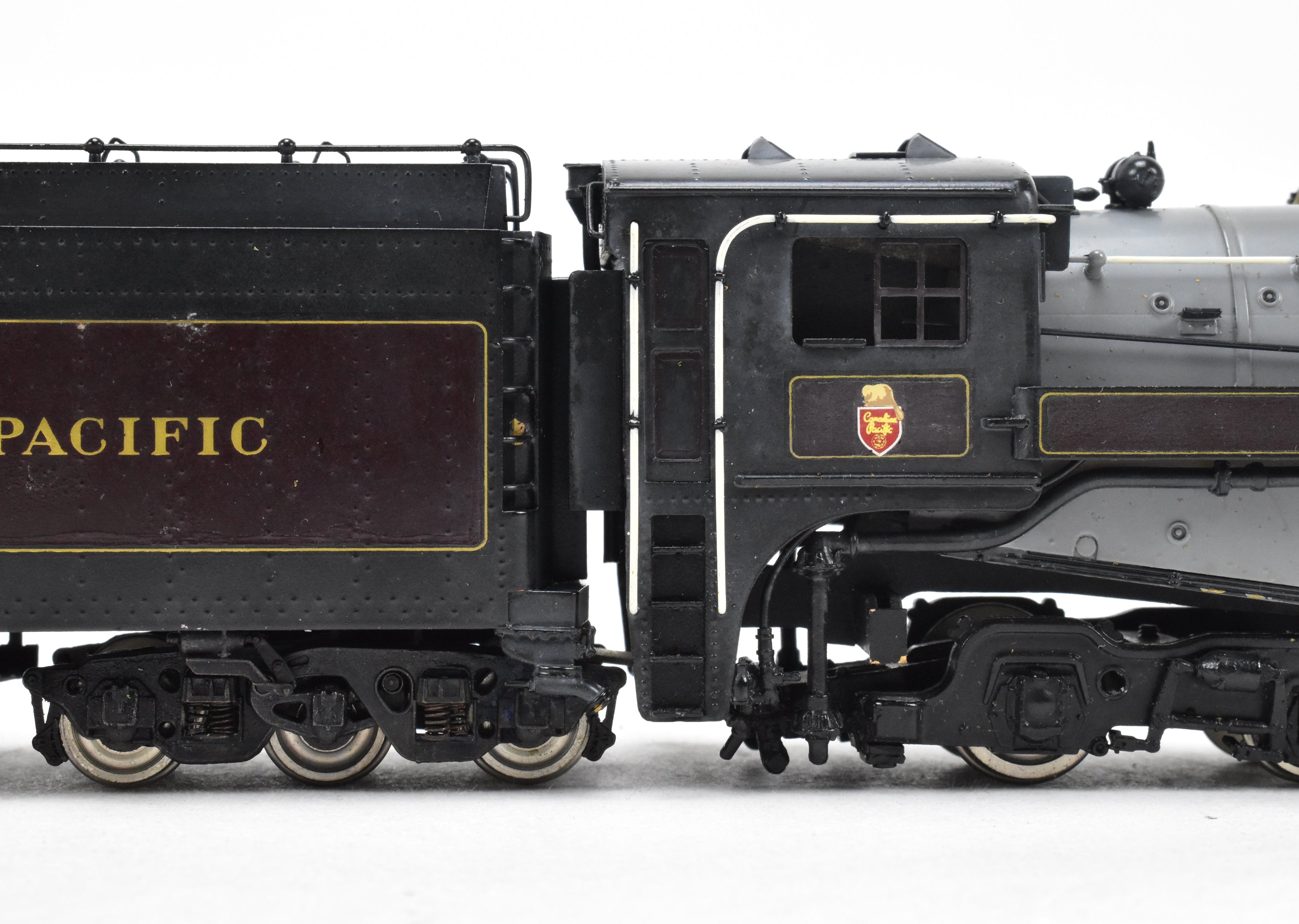 HO Scale Brass PFM - Tenshodo CPR Canadian Pacific H-1e #2860 Royal Hudson Factory Painted Model