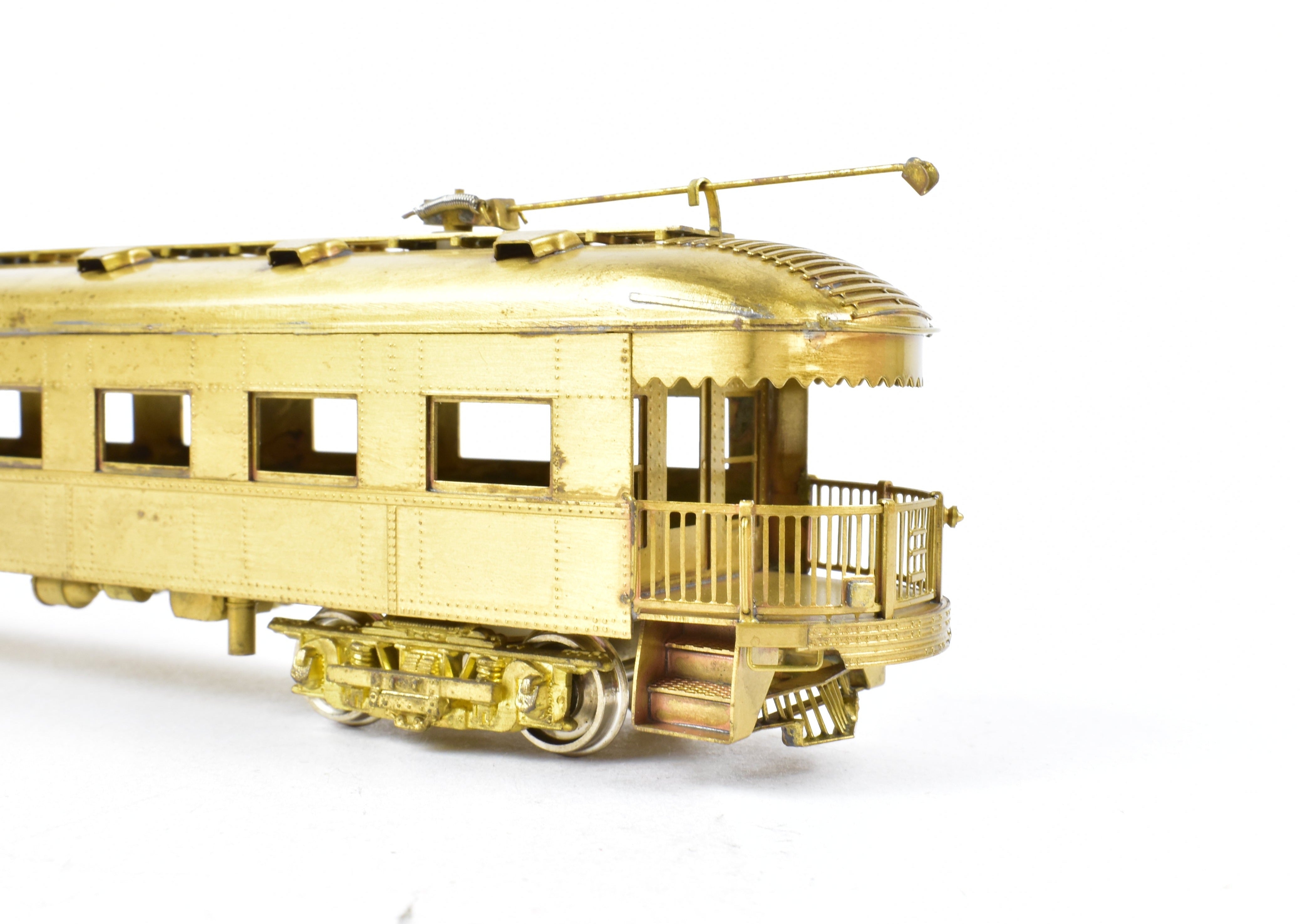 1978 HO Brass MTM Midwest Trolley Museum CNS&M North Shore Line No. 410 Parlor Observation Unpowered Trailer