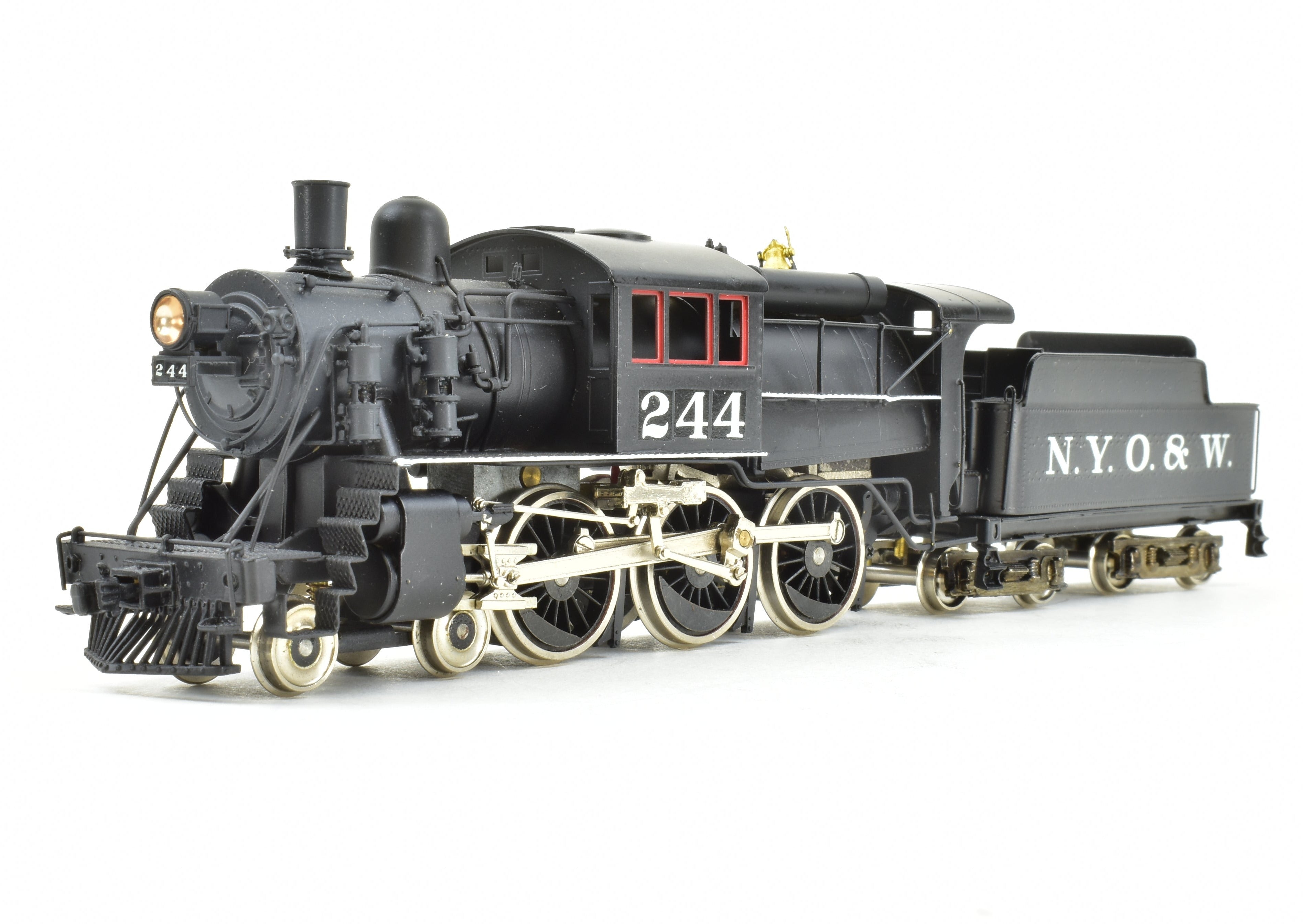 HO Scale Brass NPP Nickel - Plated New York Ontario & Western U - 1 4 - 6 - 0 Camelback Locomotive