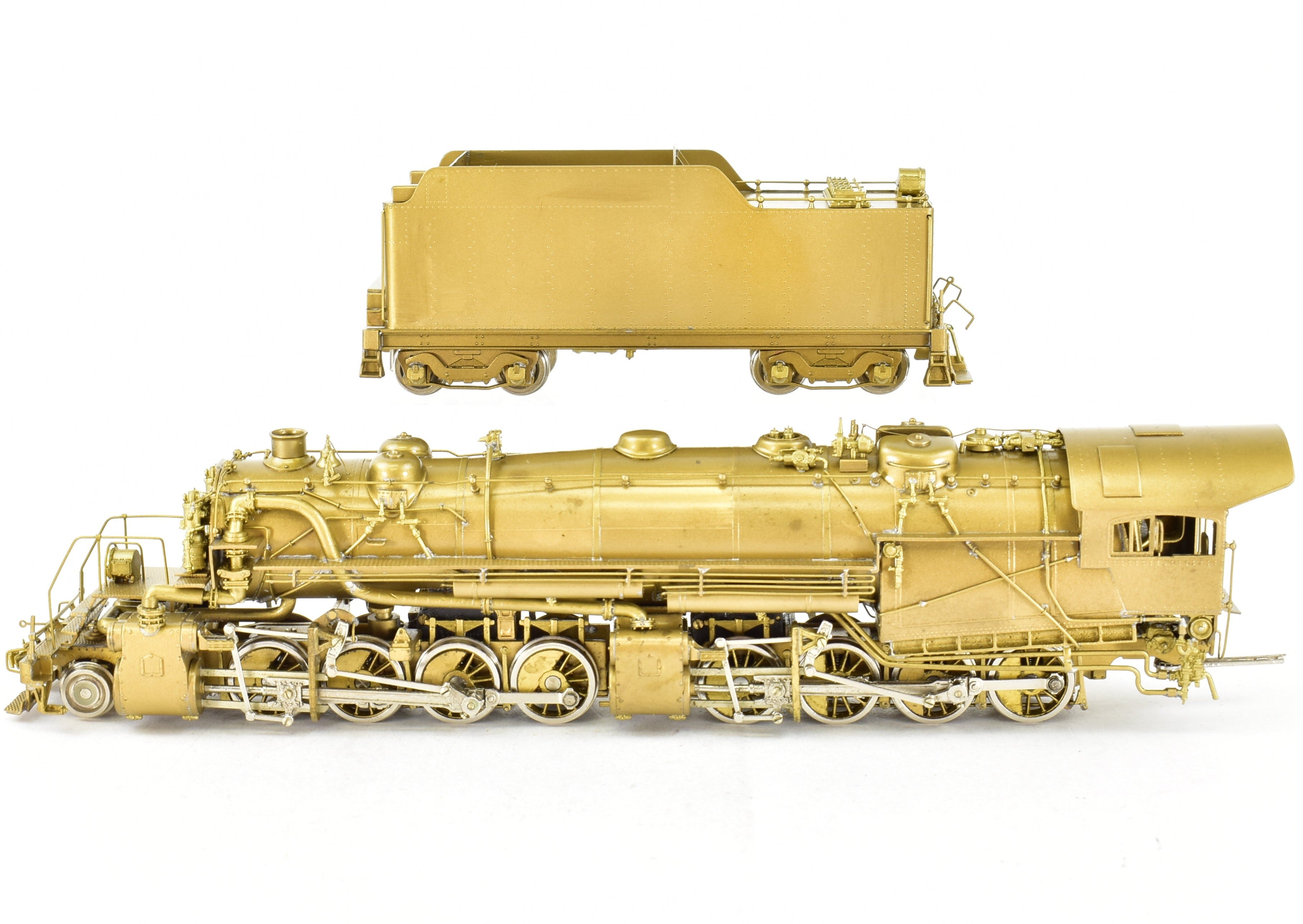 HO Scale Custom Brass Model Train - Reading Lines Class N-1 2-8-8-0 Mallet Rebuilt by NJ Custom Brass