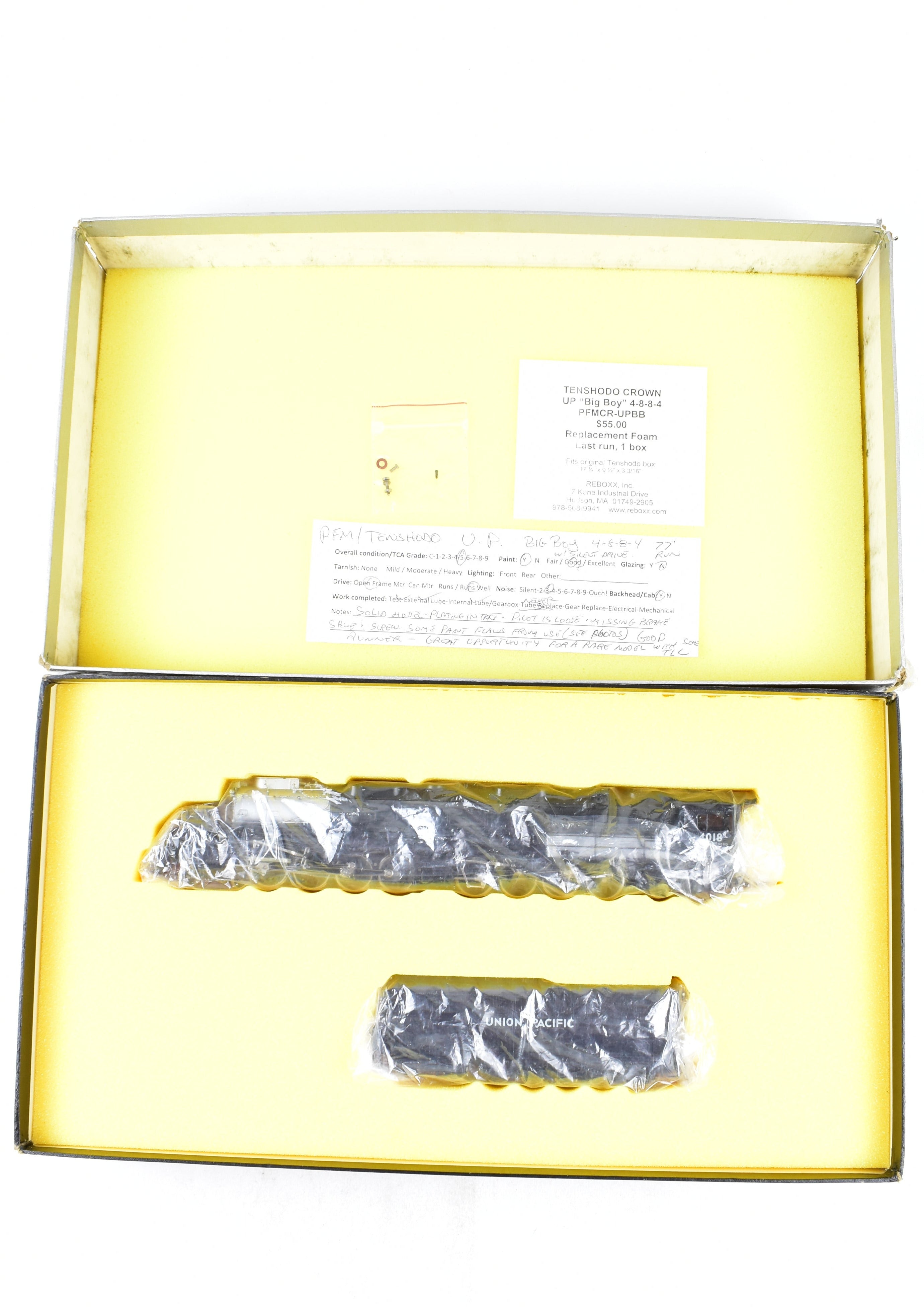 HO Scale Brass PFM - Tenshodo Union Pacific 4-8-8-4 Big Boy 1977 Crown FP Model AS-IS