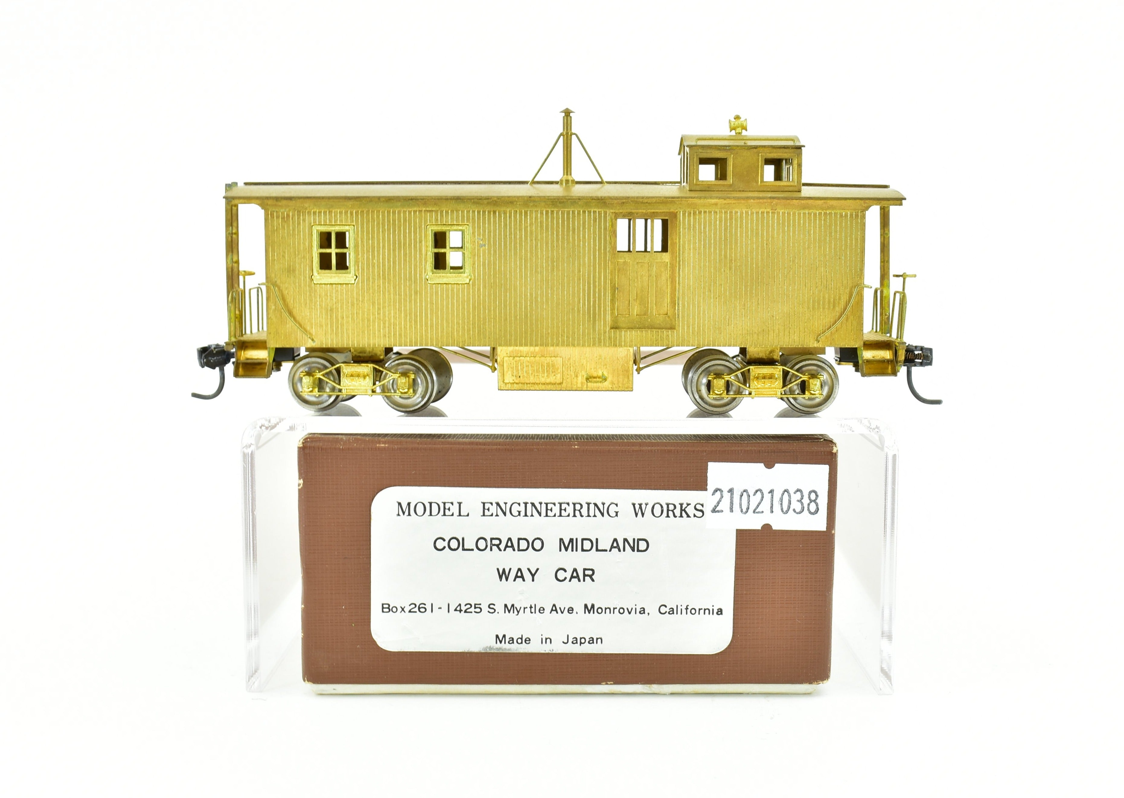 1970 HO Brass MEW Model Car Caboose from Colorado Midland Way