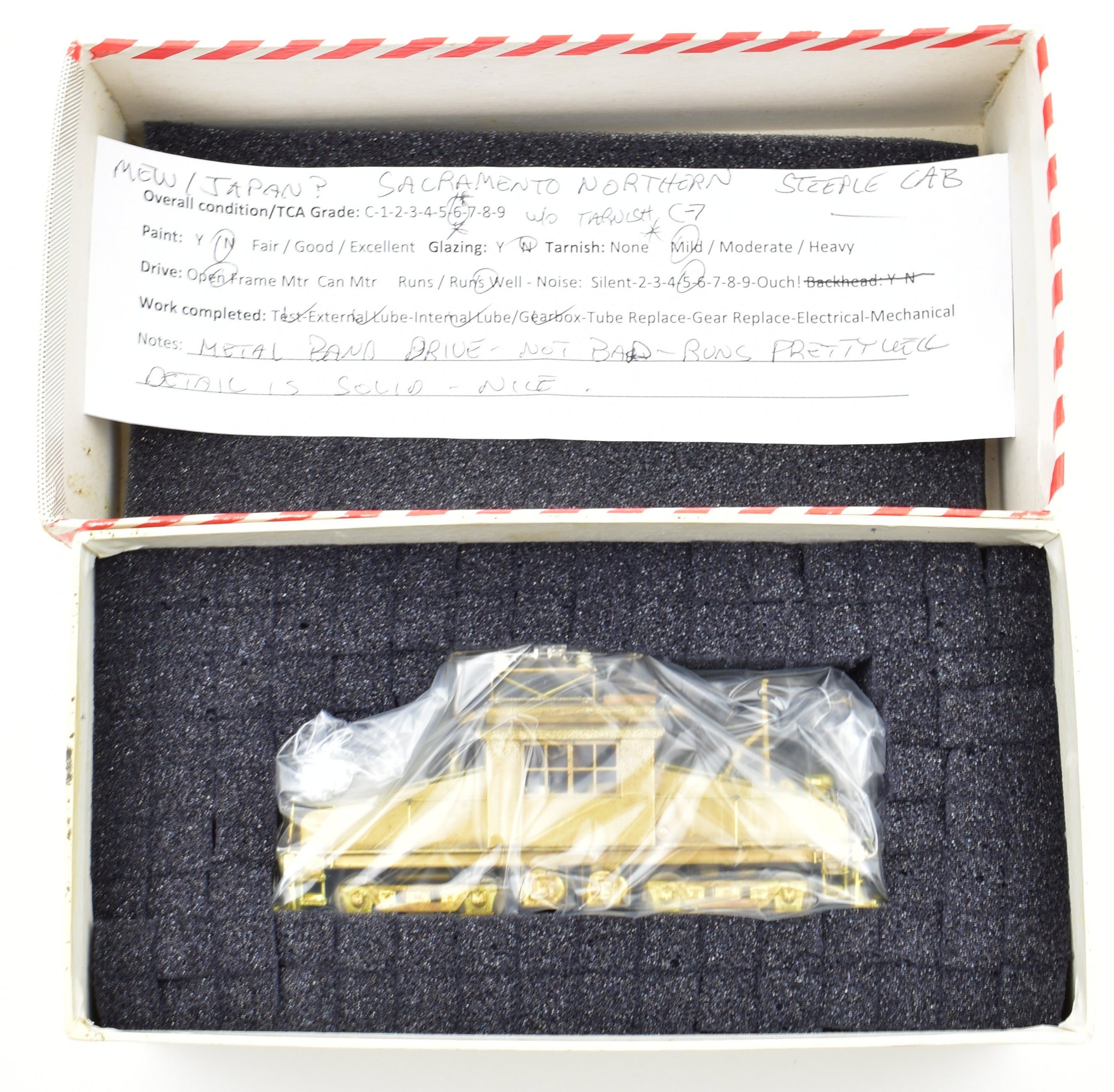 HO Scale Brass Sacramento Northern ALCO Steeple Cab Electric Model by MEW