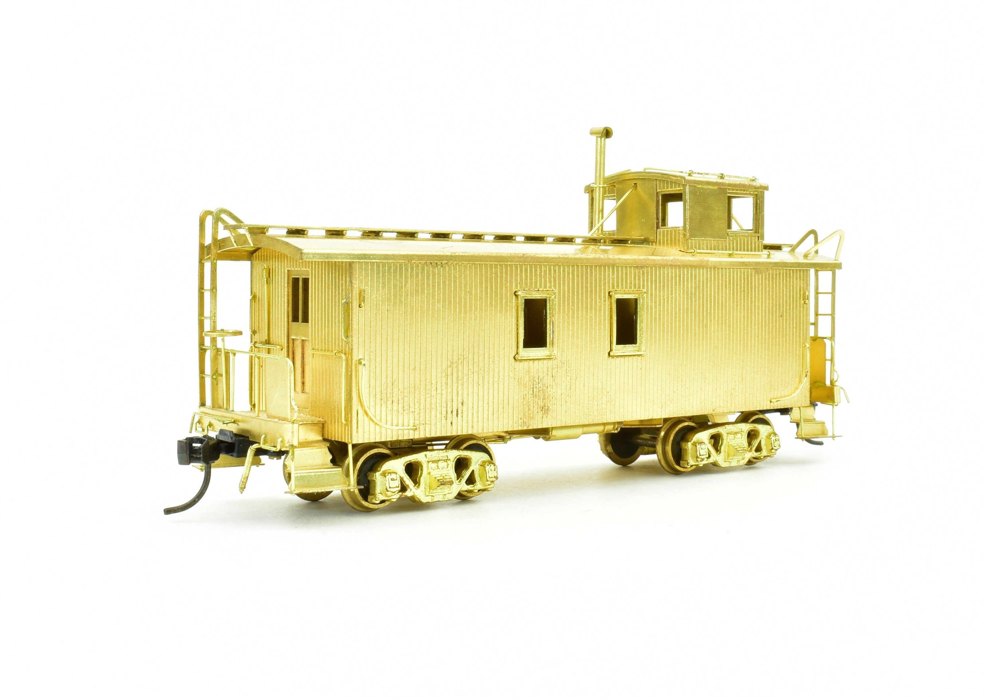 HO Scale Brass Model of Pacific Fast Mail (PFM) Canadian Pacific Railway Wood Caboose