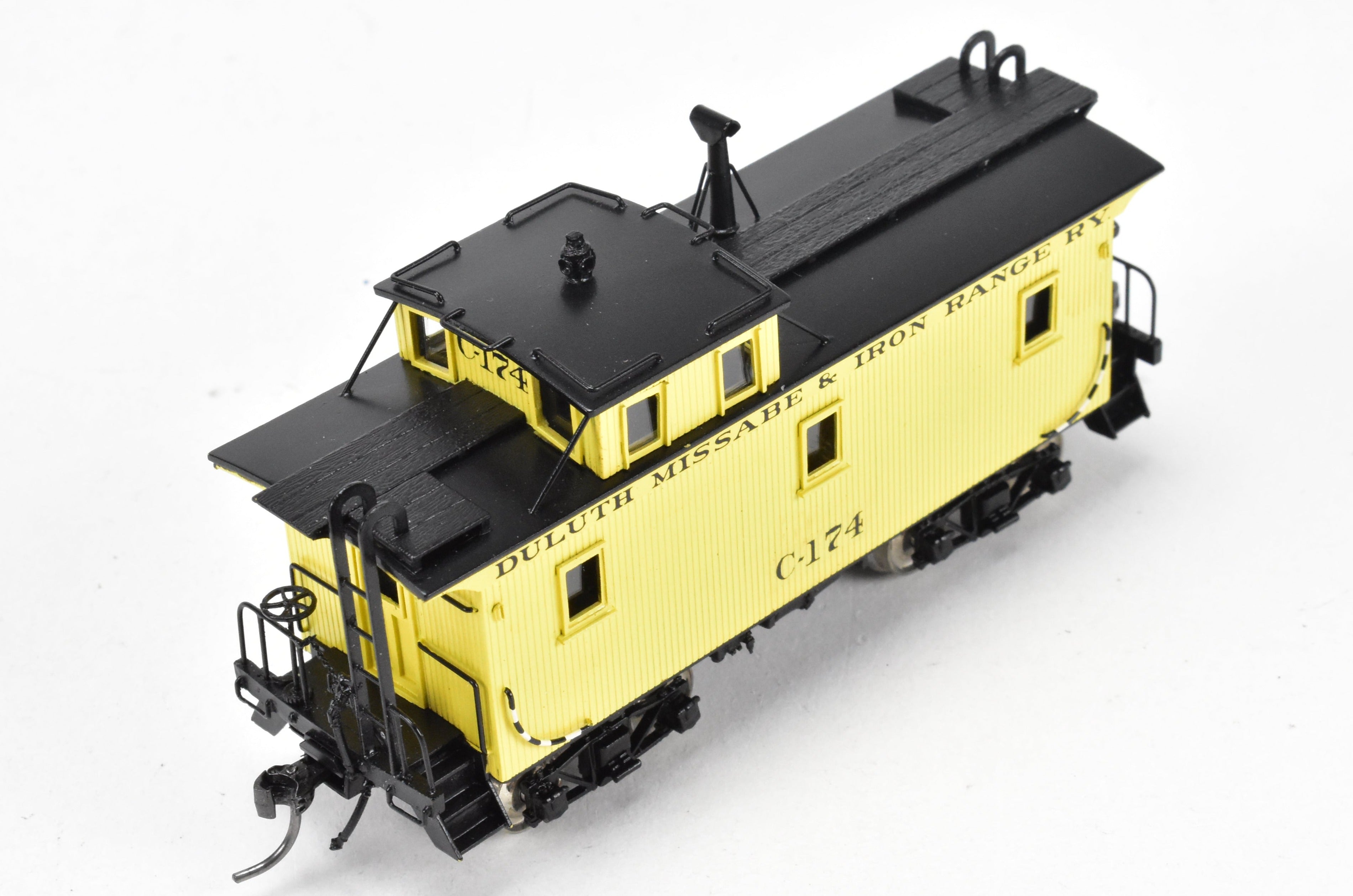 HO Scale Brass Pacific Fast Mail (PFM) - SKI Duluth Missabe & Iron Range (DM&IR) Wood Caboose Model, Factory Painted and Numbered FP No. C-174