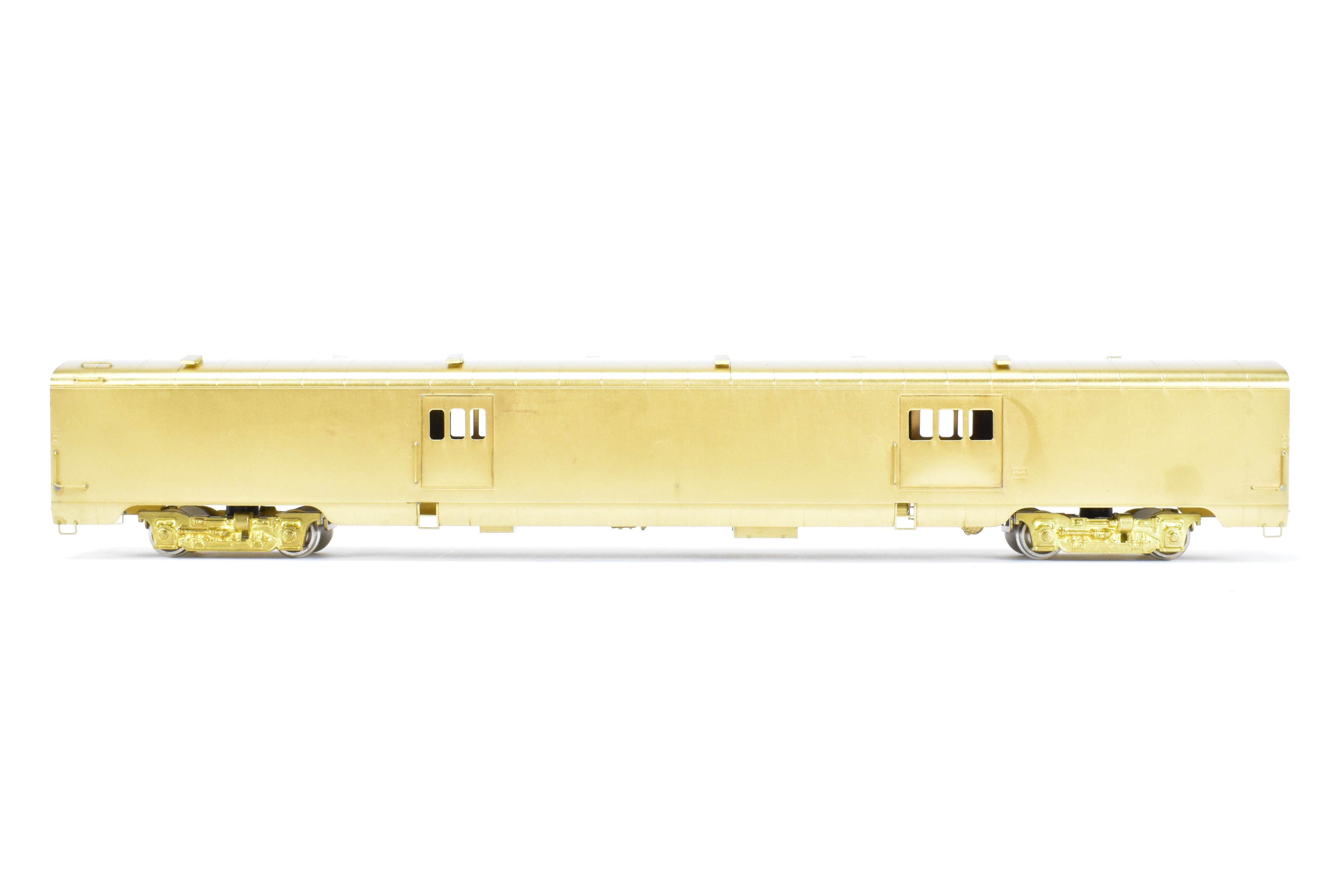 HO Brass Oriental Limited #400 Water Baggage Car with Skirts for North Coast Limited