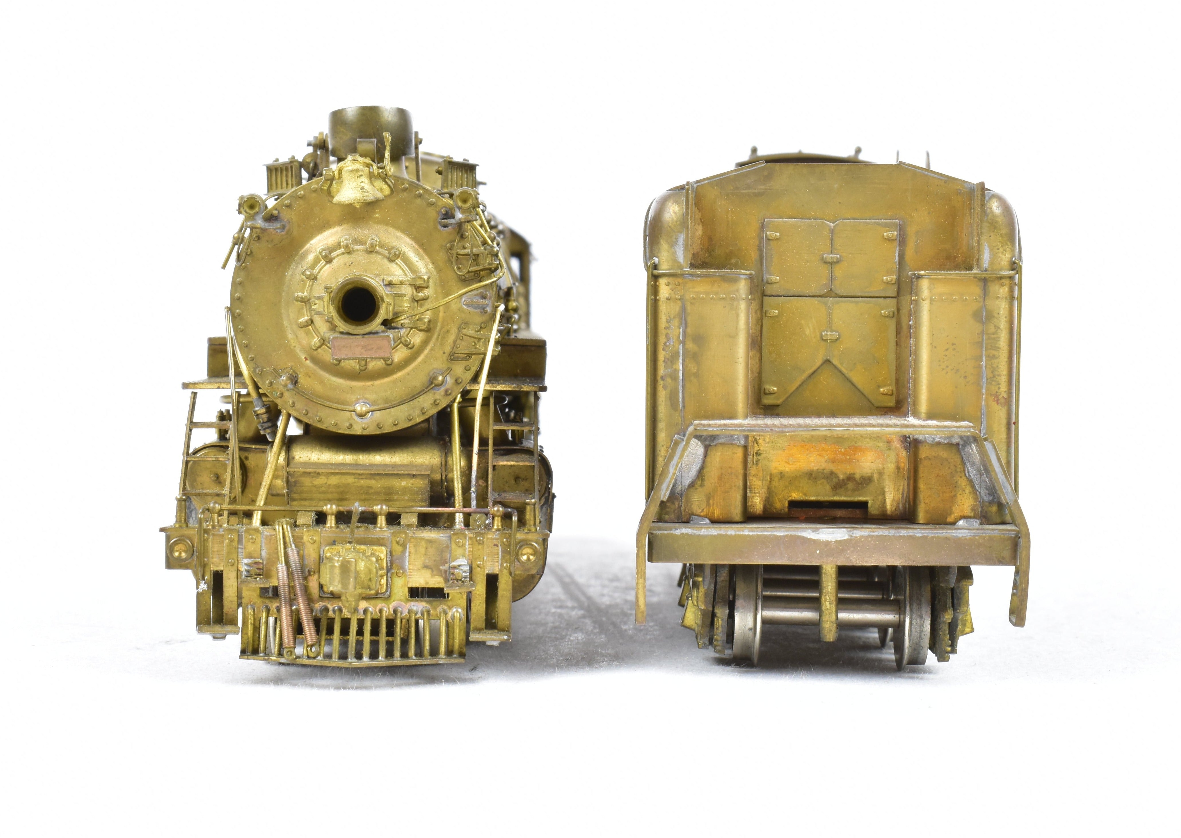 HO Scale Brass Pacific Fast Mail Model Train - Toby's Denver & Rio Grande Western 4-8-4 Class M-64 Crown Model REBOXX from 1962