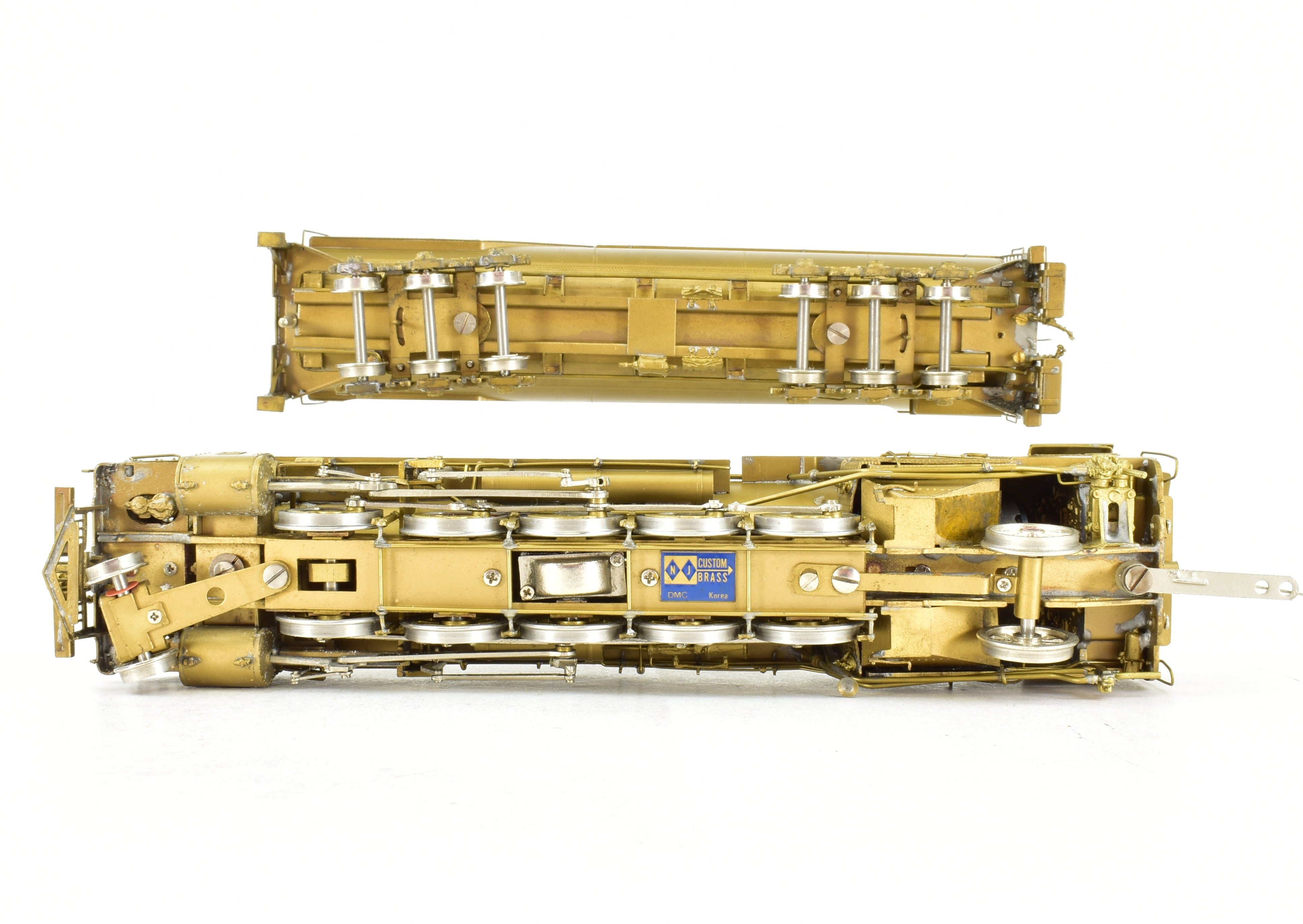 HO Scale Brass Model Train - Chesapeake & Ohio Class B-1 2-10-2 with Pumps on Pilot by NJ Custom Brass