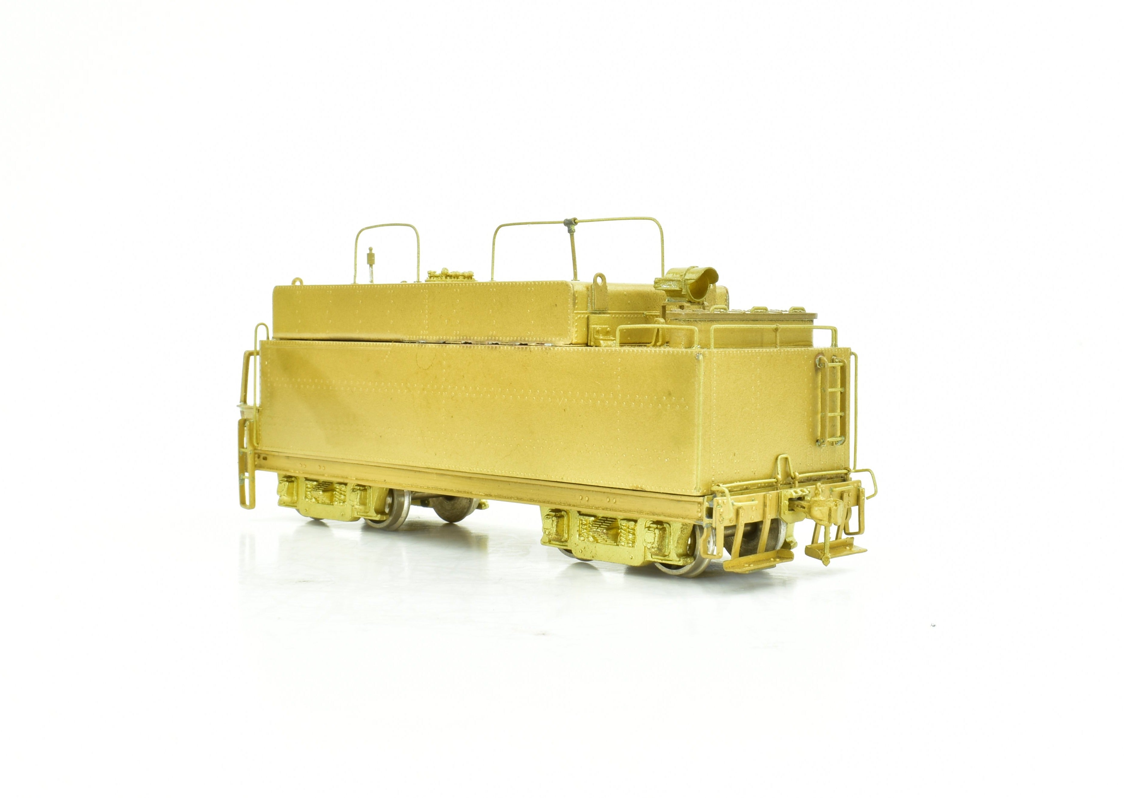 HO Scale Brass NPP Nickel - Plated Auxiliary Tender for CB&Q and C&S Routes