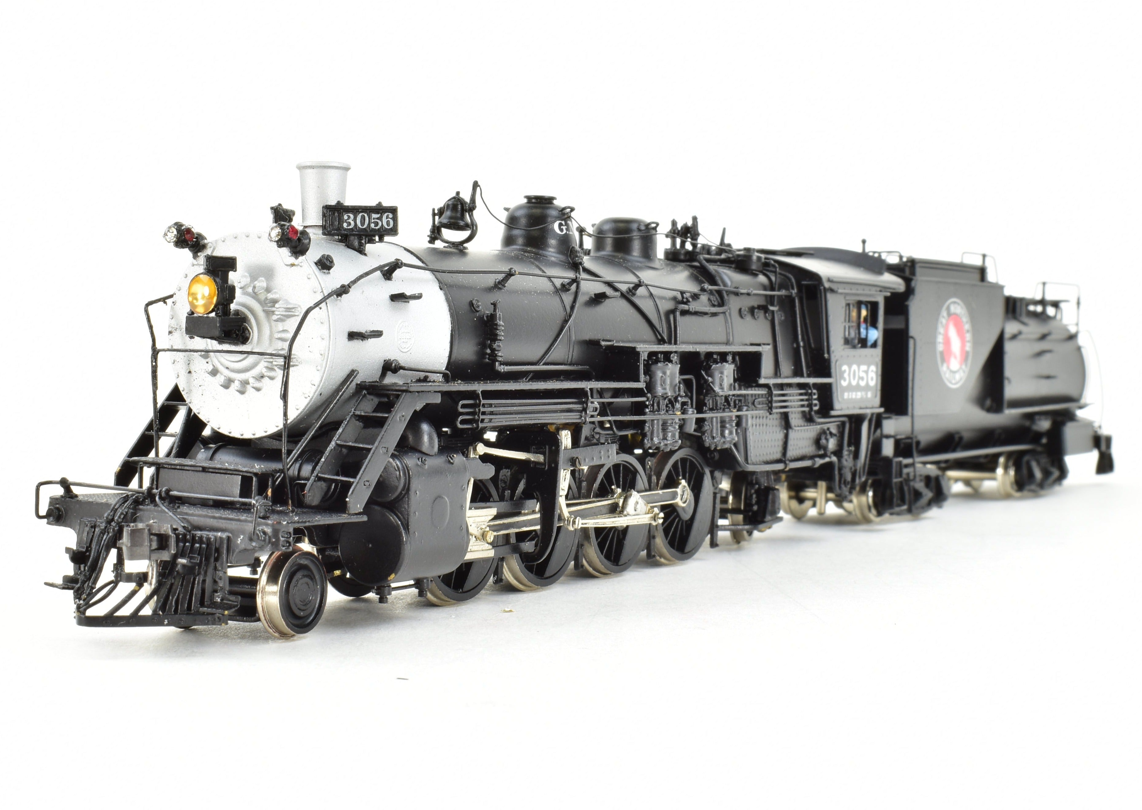 HO Scale Brass Great Northern 2-8-2 Class O-1 Pro-Painted Sunset Model