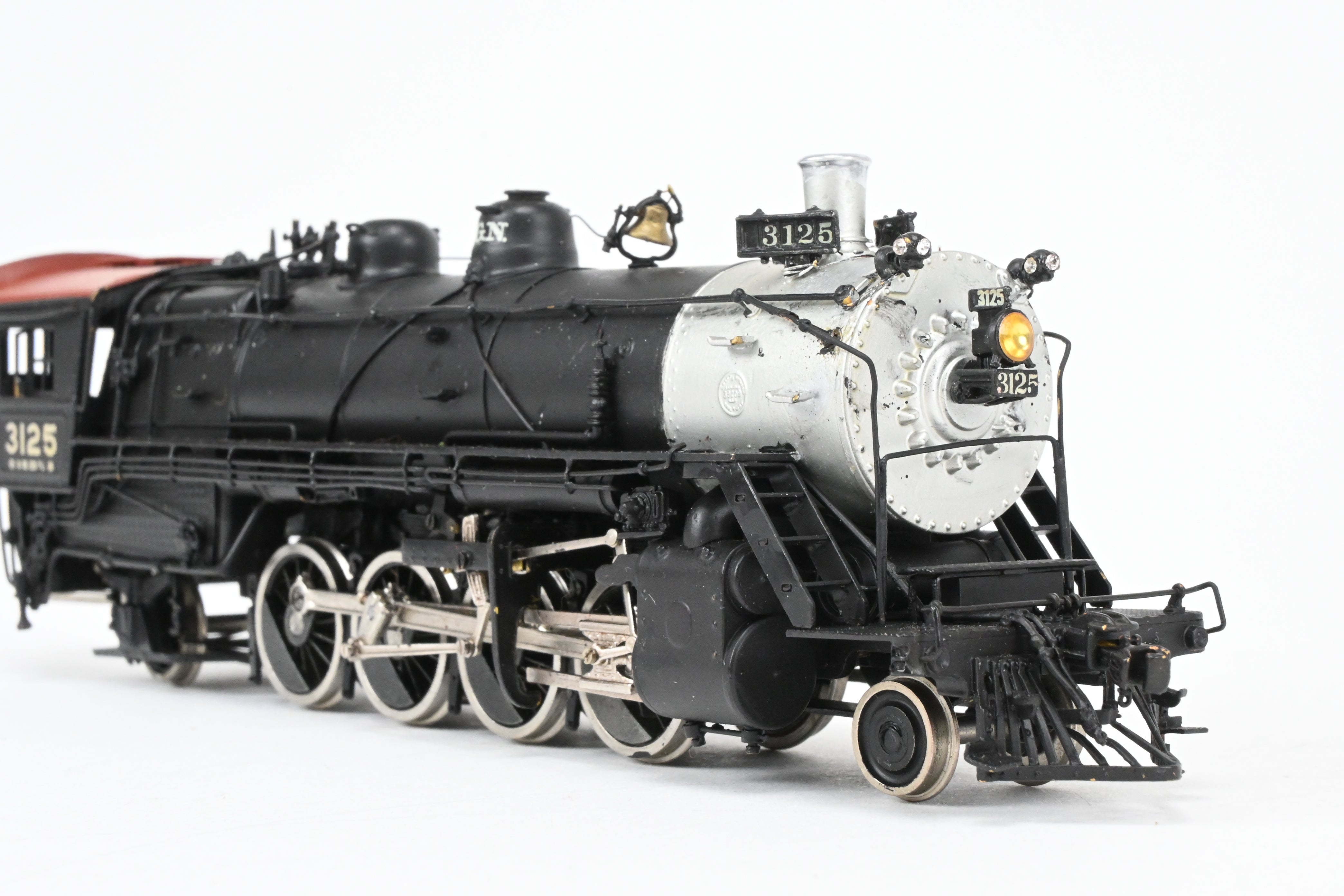 HO Brass Sunset Models GN Great Northern 2-8-2 Class O-1 Custom Painted Locomotive No. 3125