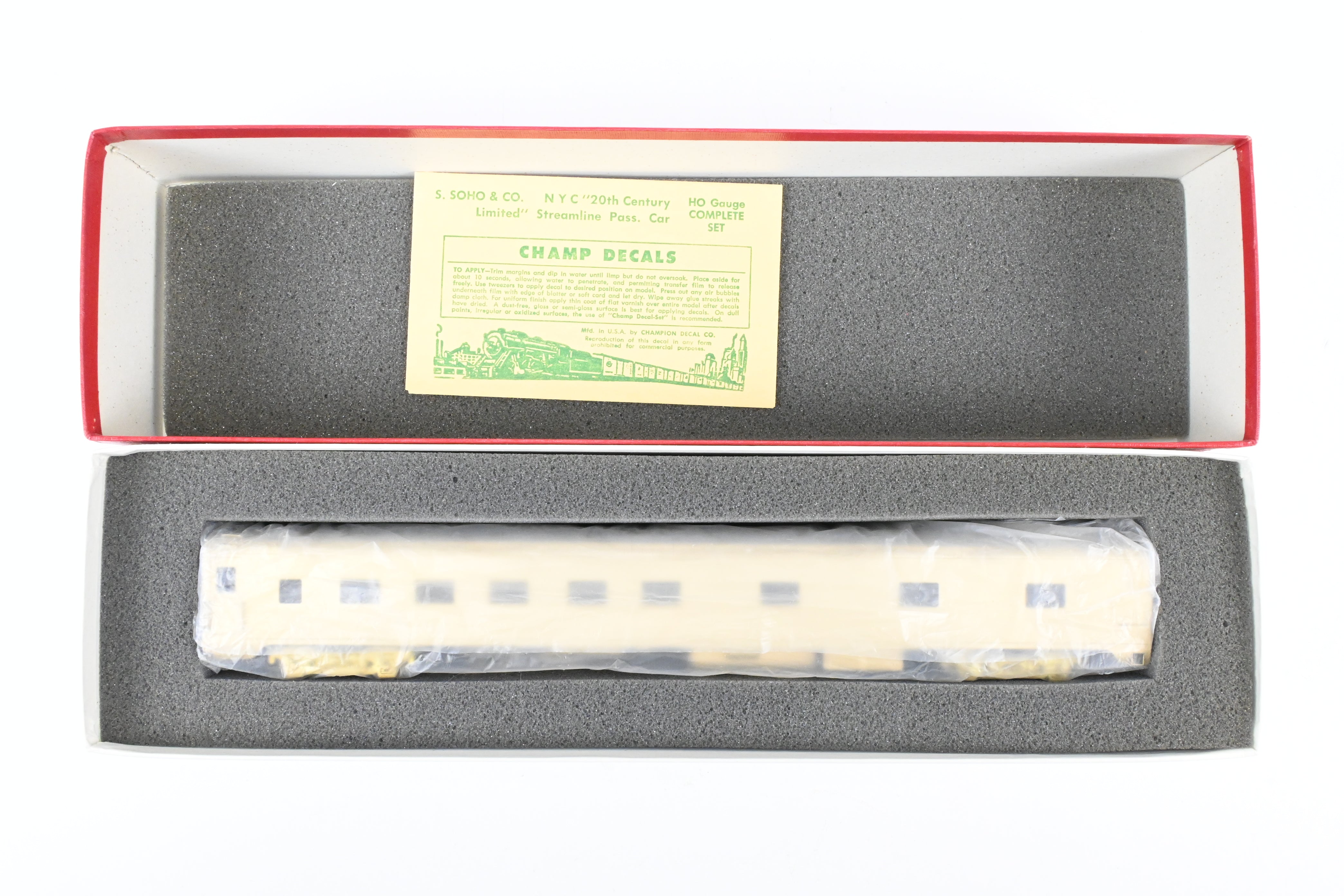 Brass Soho NYC - New York Central River 10-6 Sleeper Car, 1977 Import
