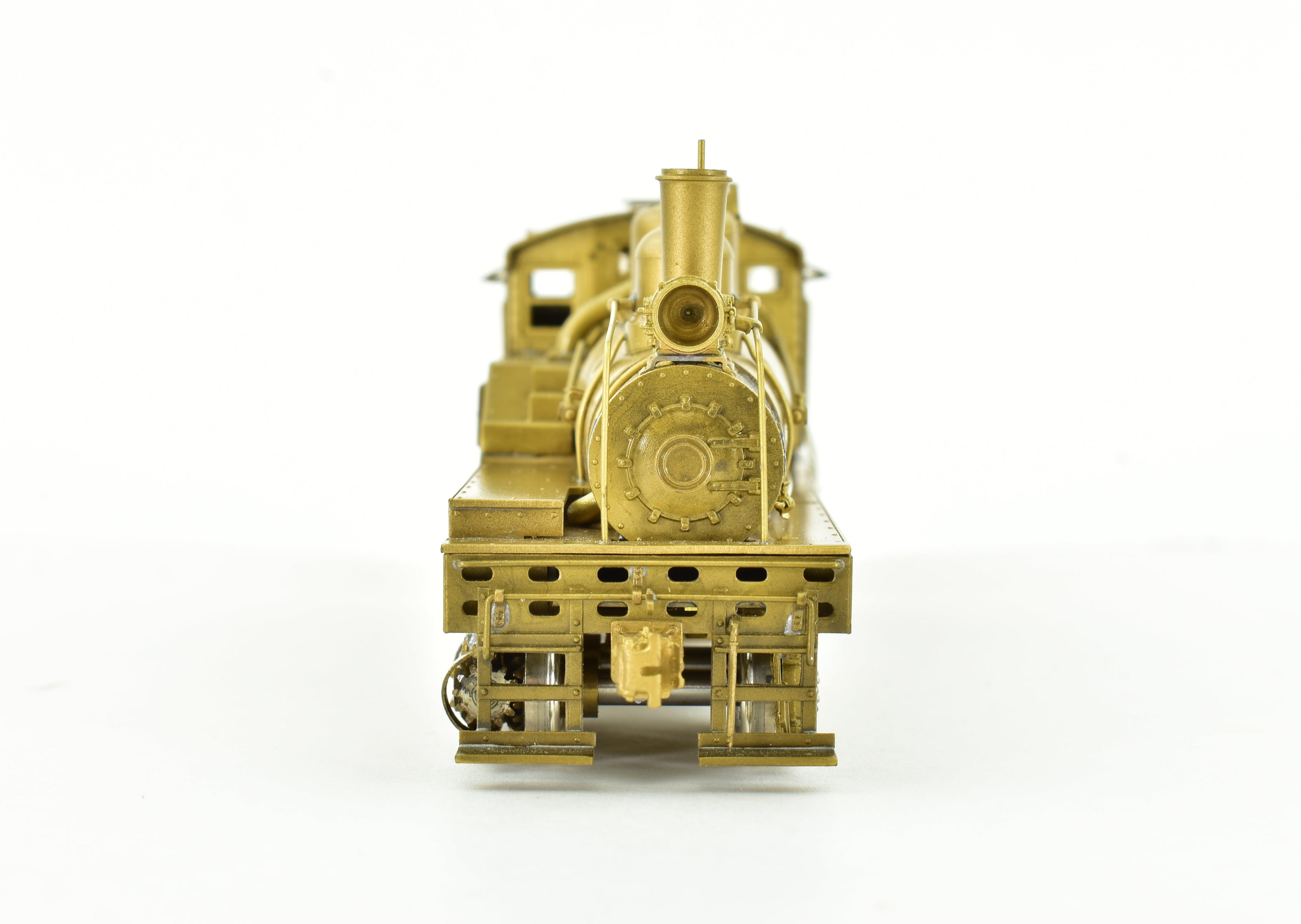 High - Quality HO Scale Brass PFM - United Geared Locomotive Model of the 3 - Truck Willamette Coos Bay Lumber Co.