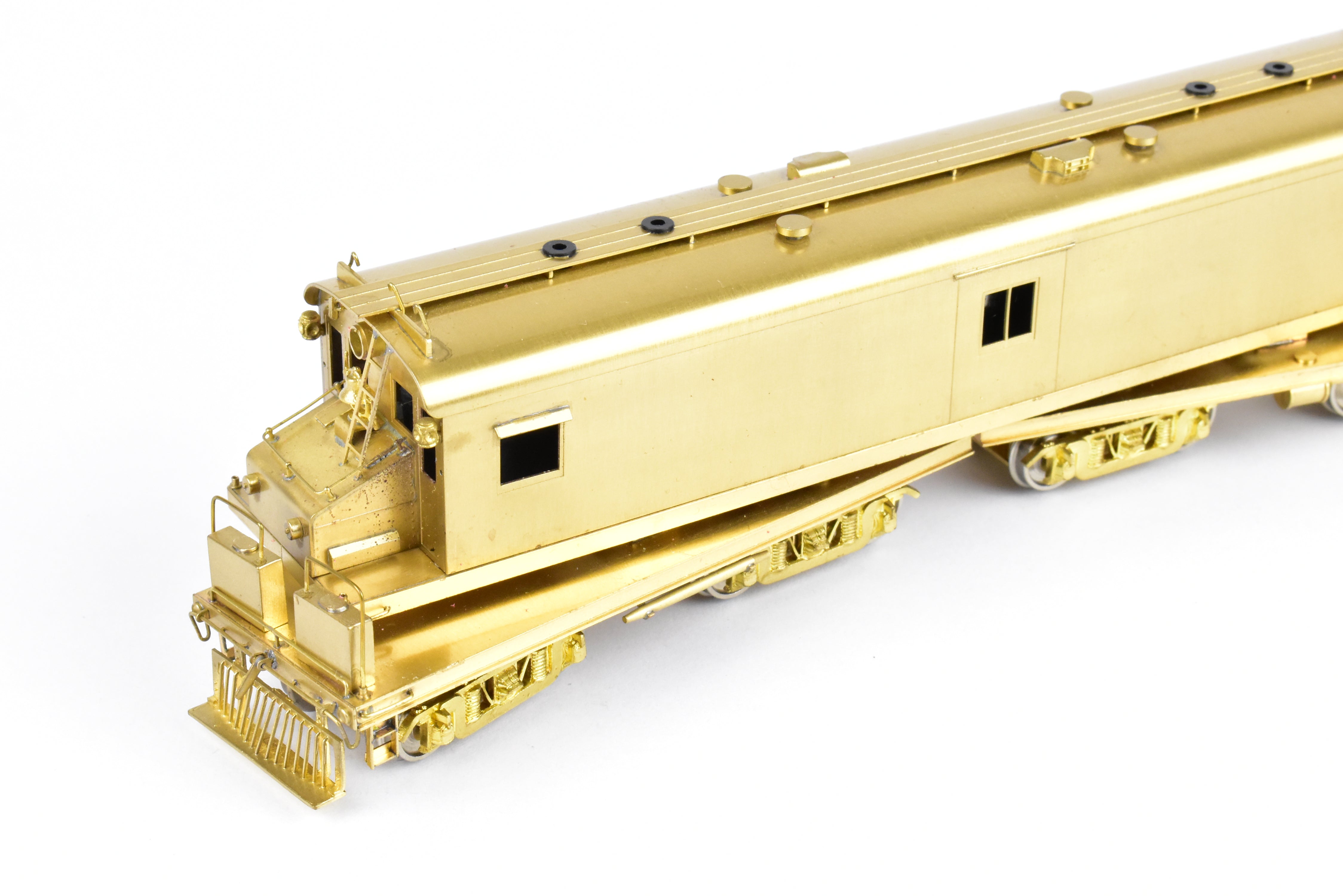 HO Brass Milwaukee Car Works CNS&M North Shore Line 4-Truck Electric Freight Motor #458