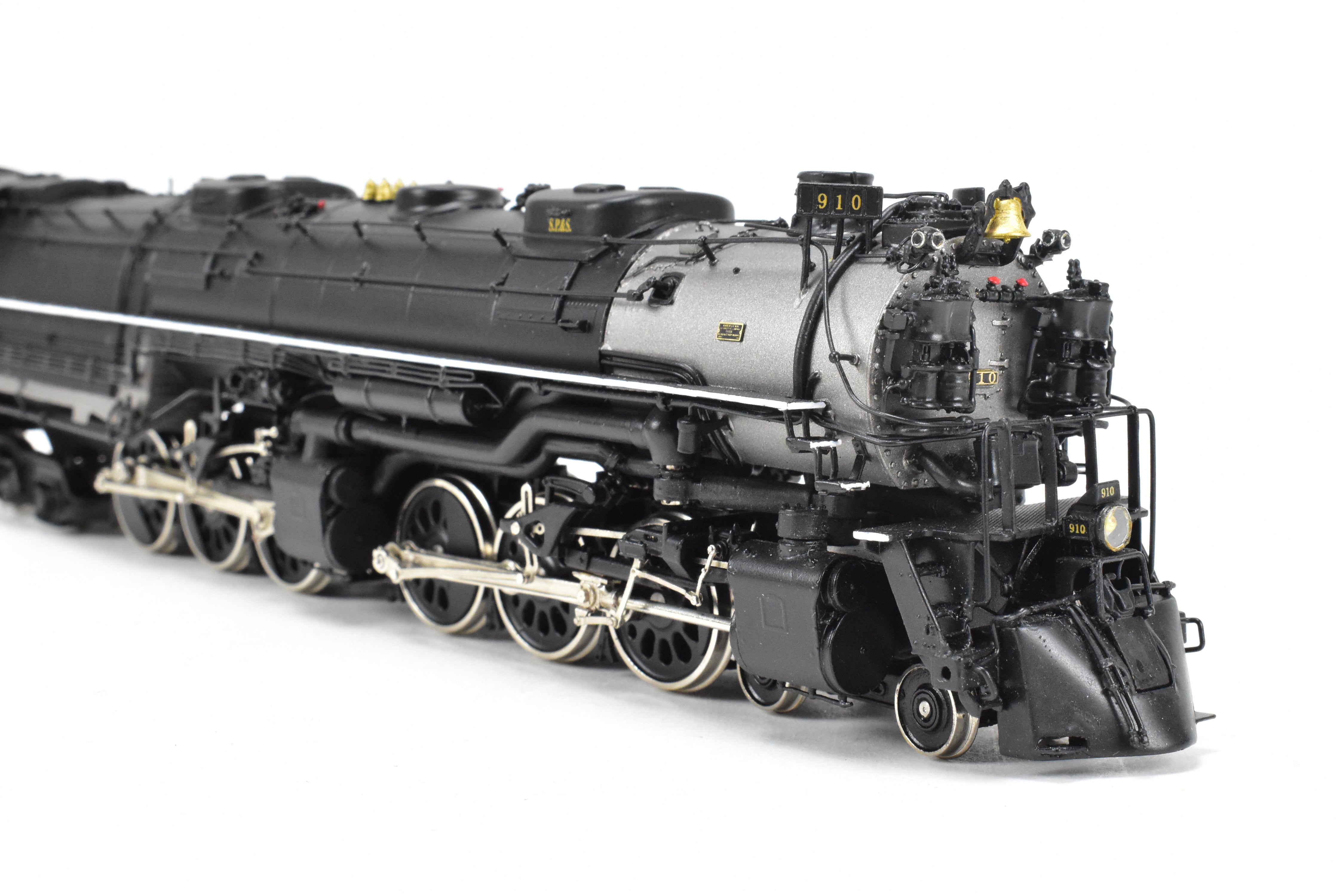 HO Scale Brass Model Train - Sunset Models SP&S (Spokane, Portland & Seattle) Z - 8 4 - 6 - 6 - 4 Challenger FP No. 910 with QSI DCC and Sound Function