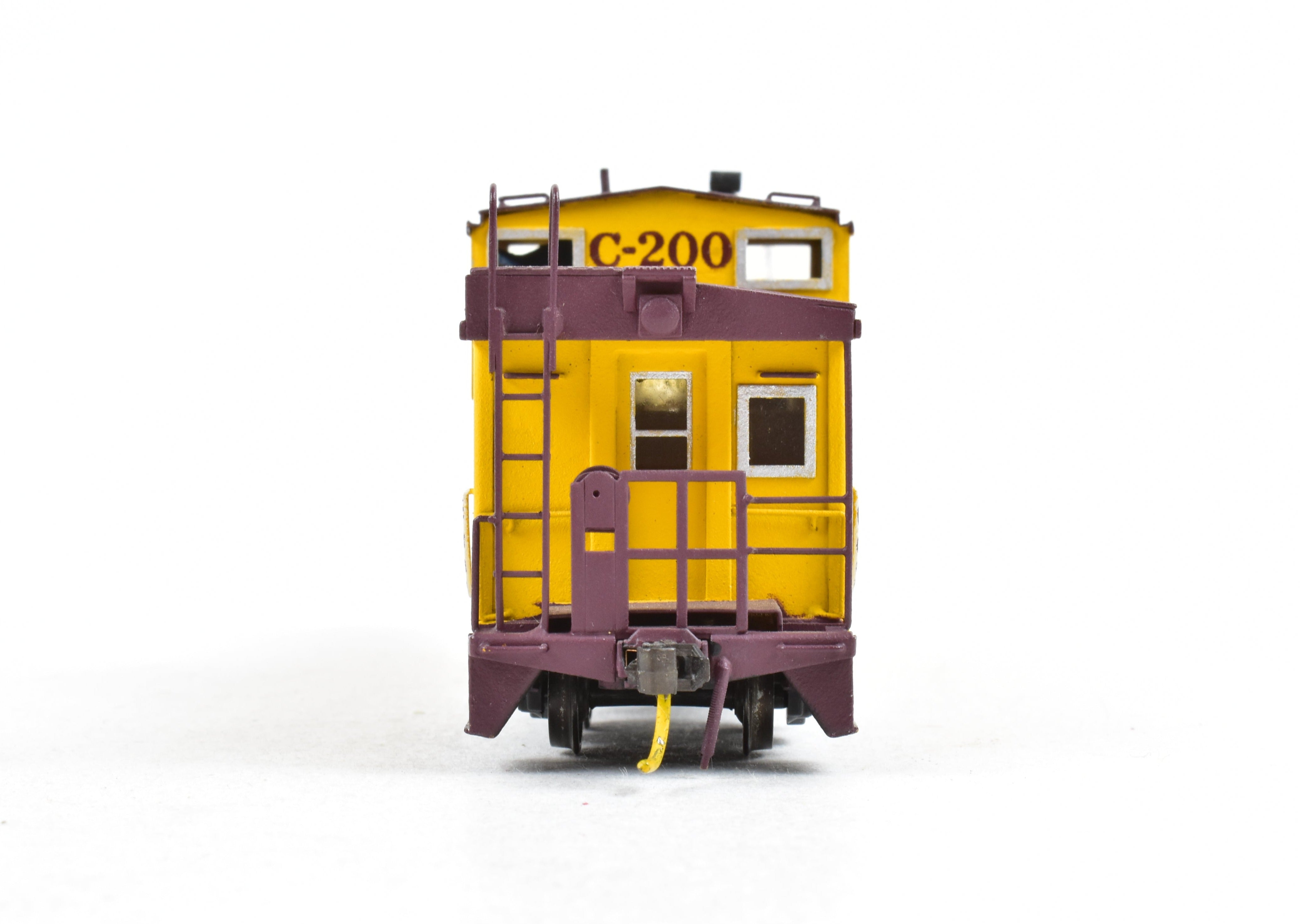 HO Scale Brass DM&IR Wide Vision Caboose by LMB Models, No Original Box