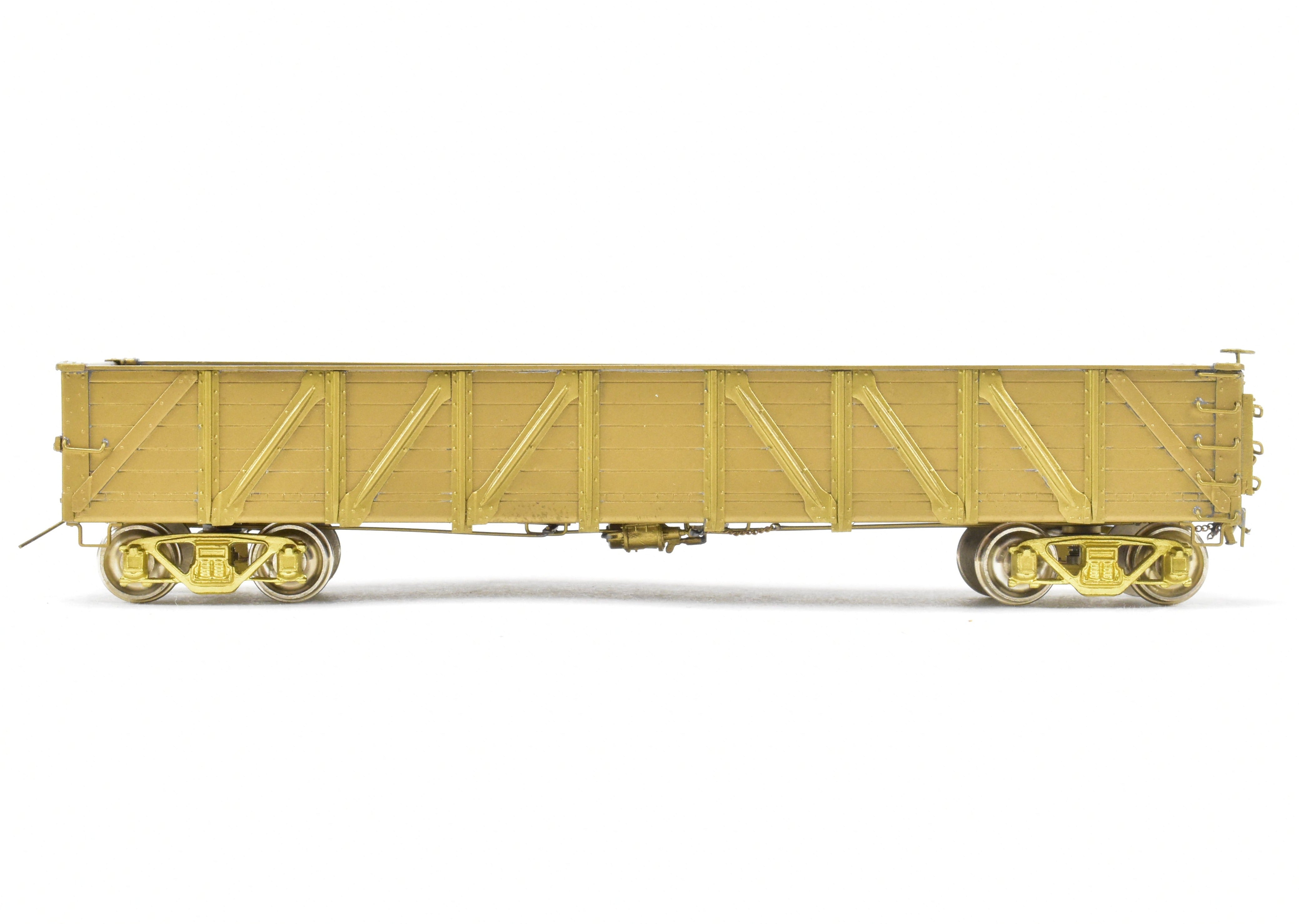 HO Brass Oriental Limited - USRA 40' Composite Drop - Bottom Unpainted Gondola