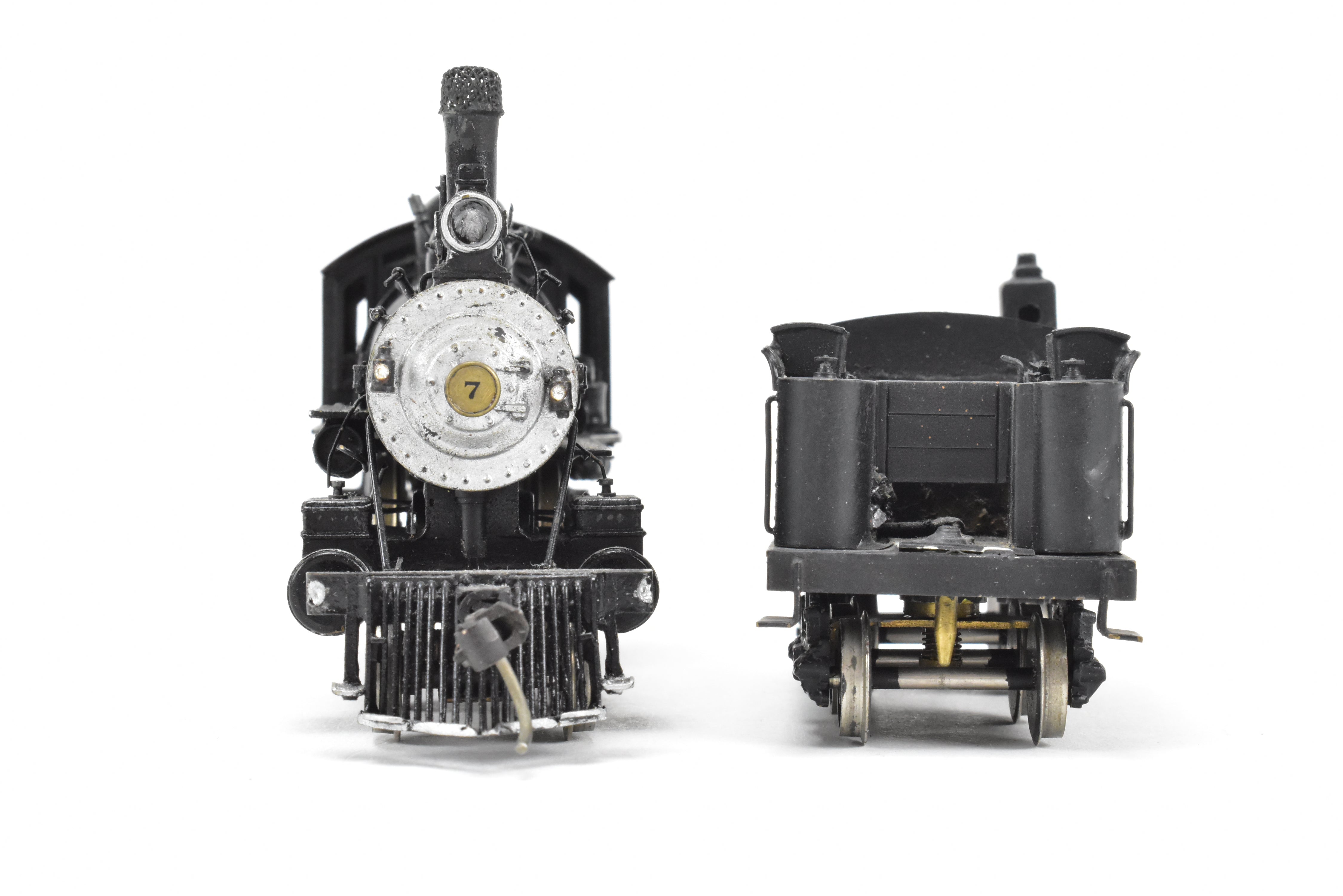 HO Scale Brass LMB NYC - New York Central Buchanan Style 4-4-0 CP Fictional Railroad Model in Red Color