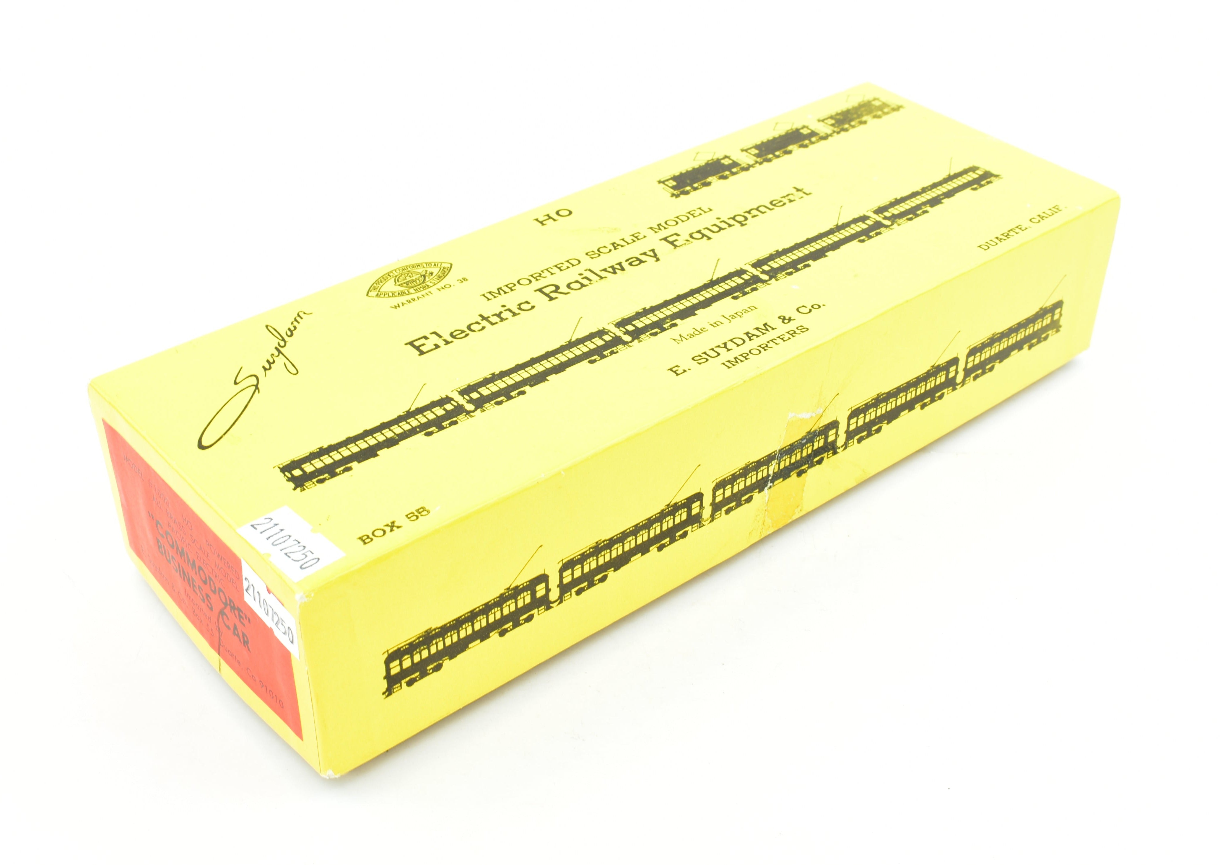 HO Scale Brass Suydam Pacific Electric Commodore Business Car Model