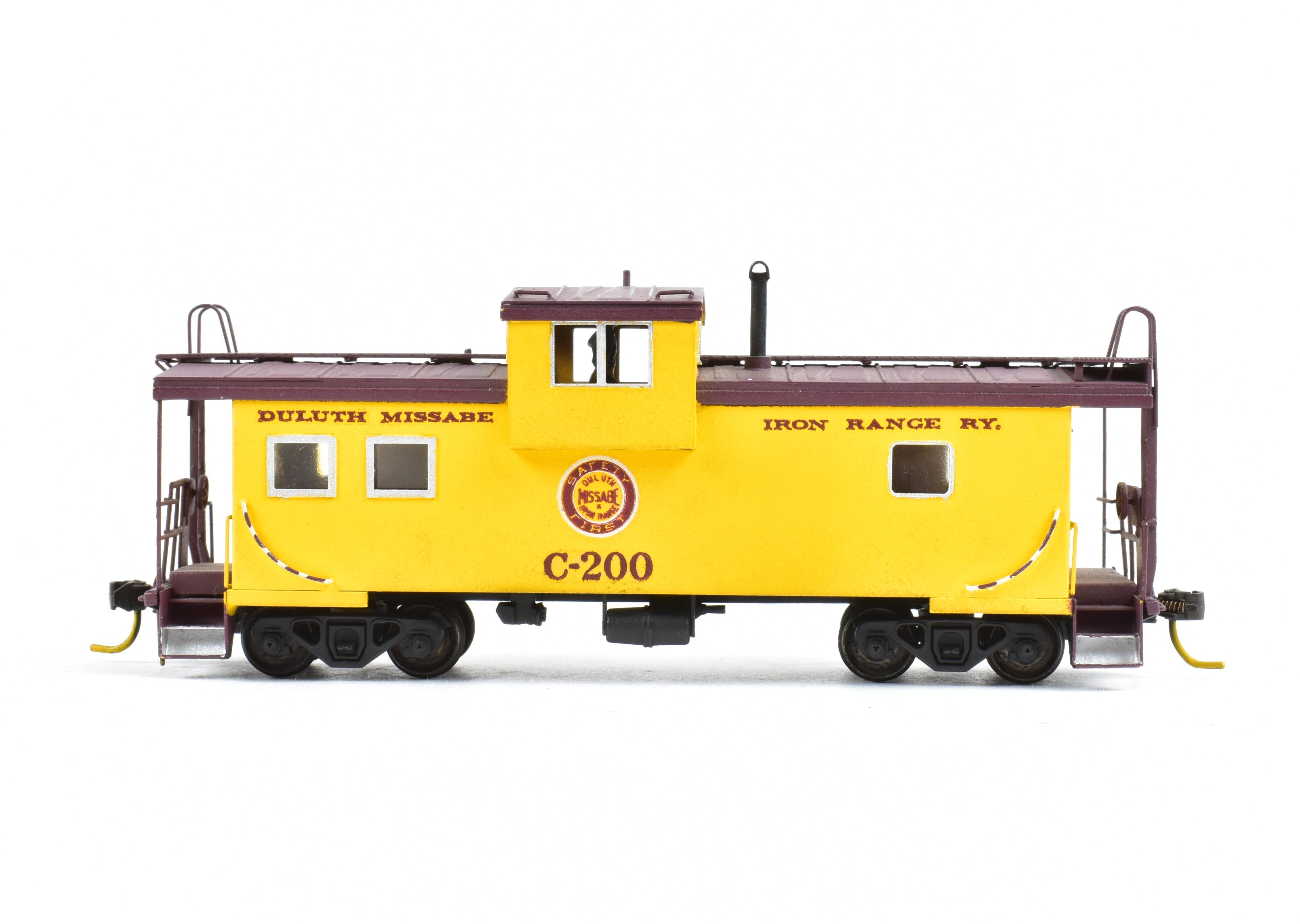 HO Scale Brass DM&IR Wide Vision Caboose by LMB Models, No Original Box