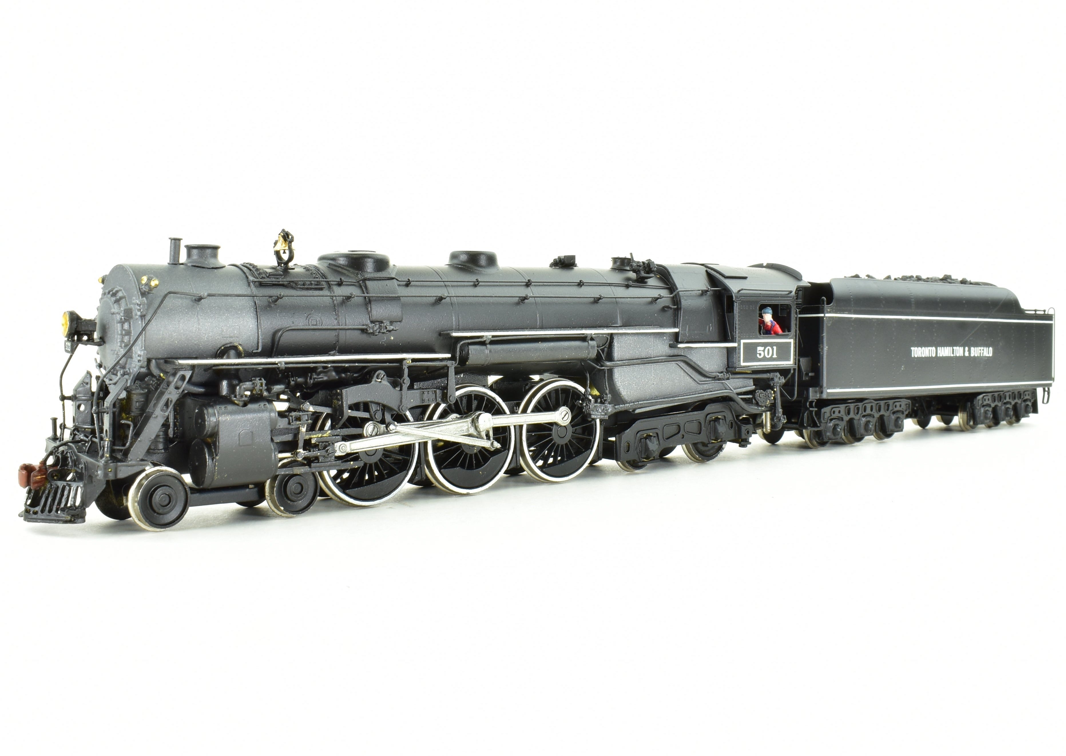 HO Scale Brass Sunset Models TH&B - Toronto Hamilton & Buffalo NYC J - 1e 4 - 6 - 4 Steam Locomotive Custom Painted Model