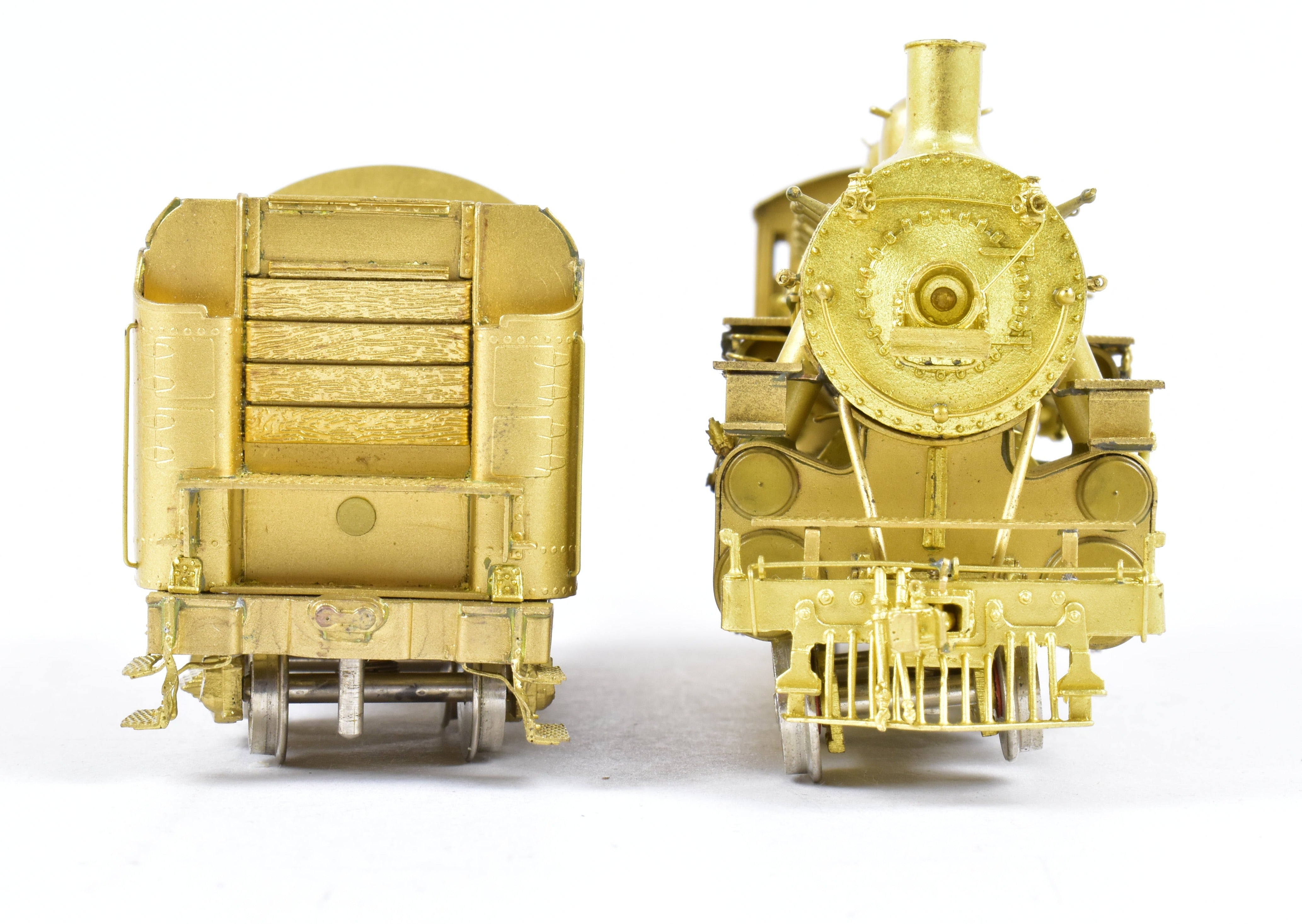 HO Scale Brass Nickel - Plated Model Train: Chicago & North Western Class E 4 - 6 - 2 Pacific Locomotive by NPP (Nickel Plate Products)
