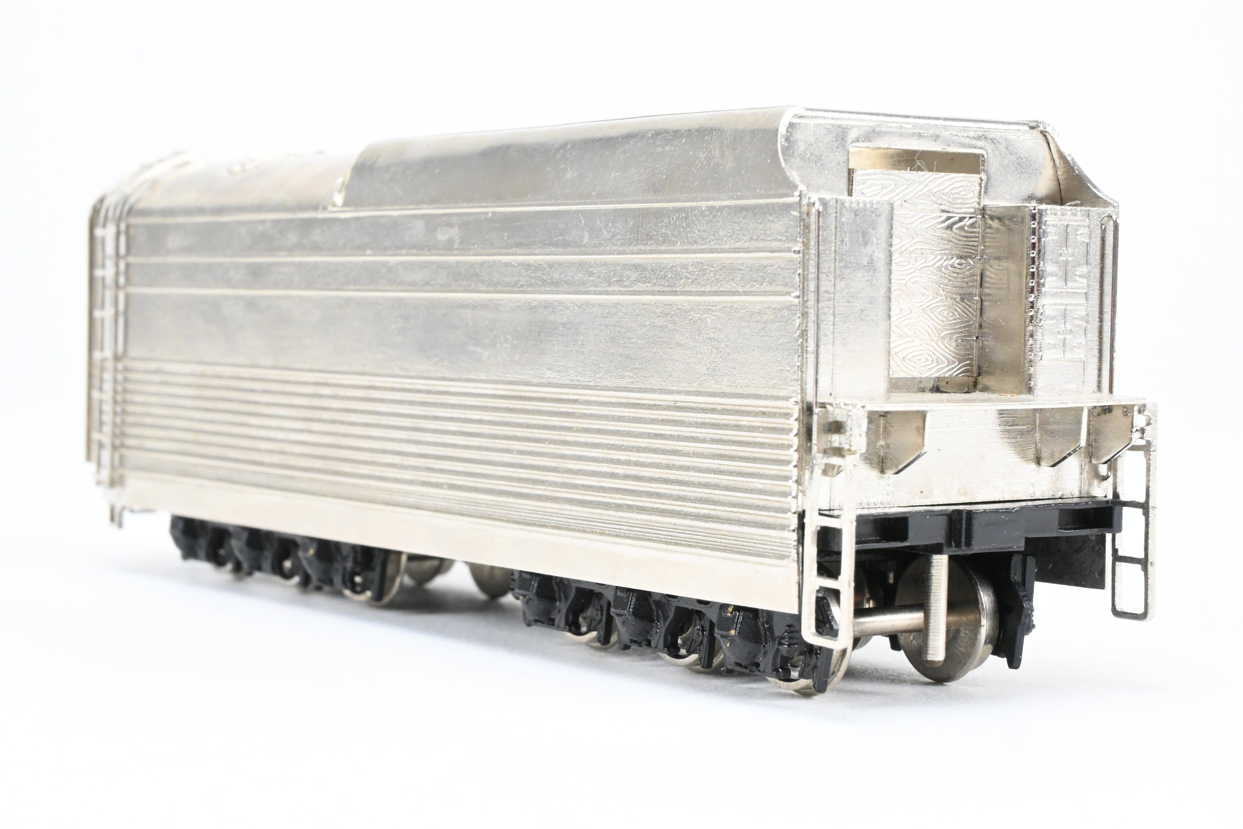 HO Scale Brass NPP Nickel - Plated Tender for CB&Q Burlington Route 4 - 6 - 4