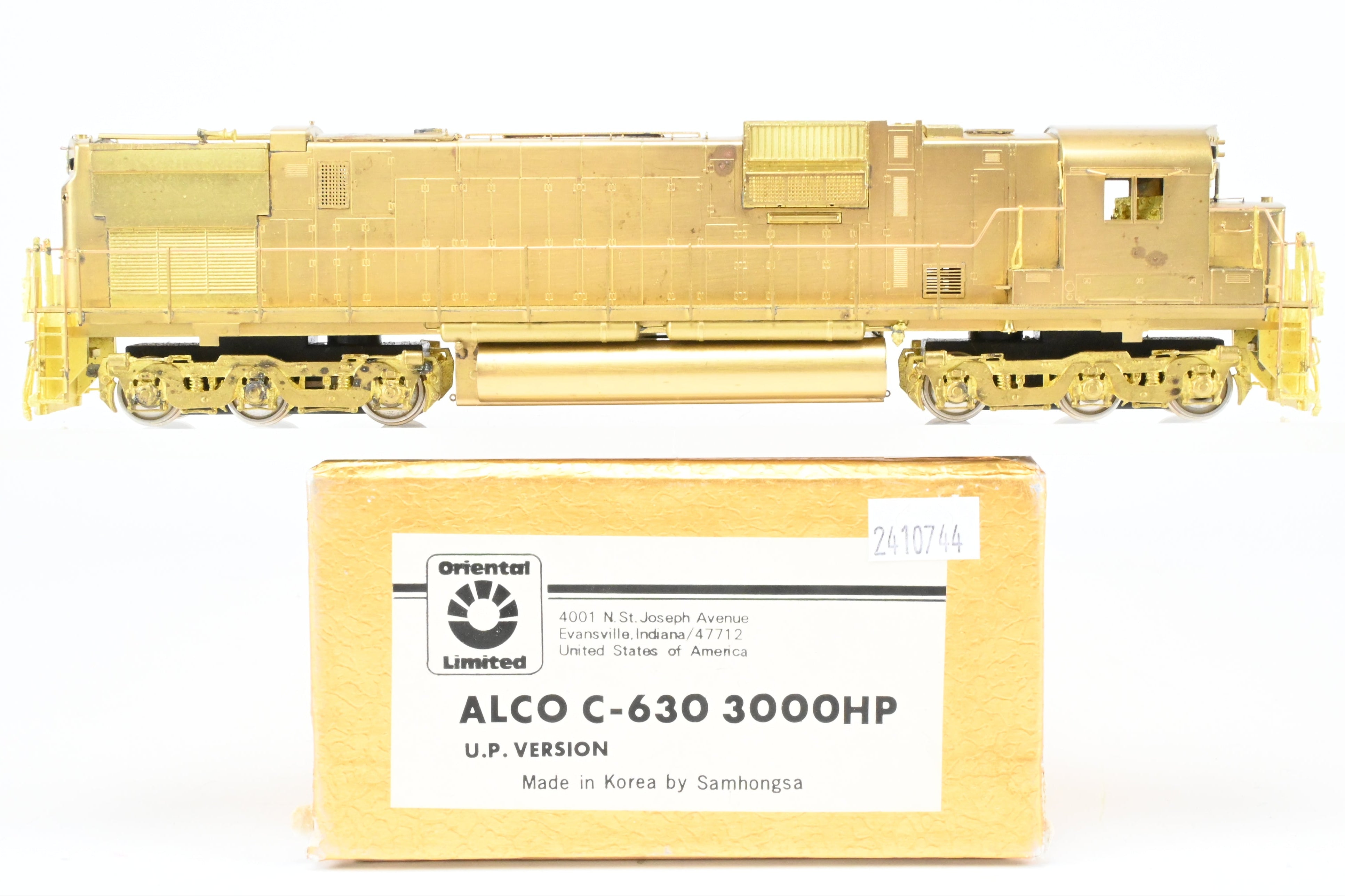High - Quality HO Scale Brass Model of Union Pacific ALCo C - 630 3000 HP from Oriental Limited