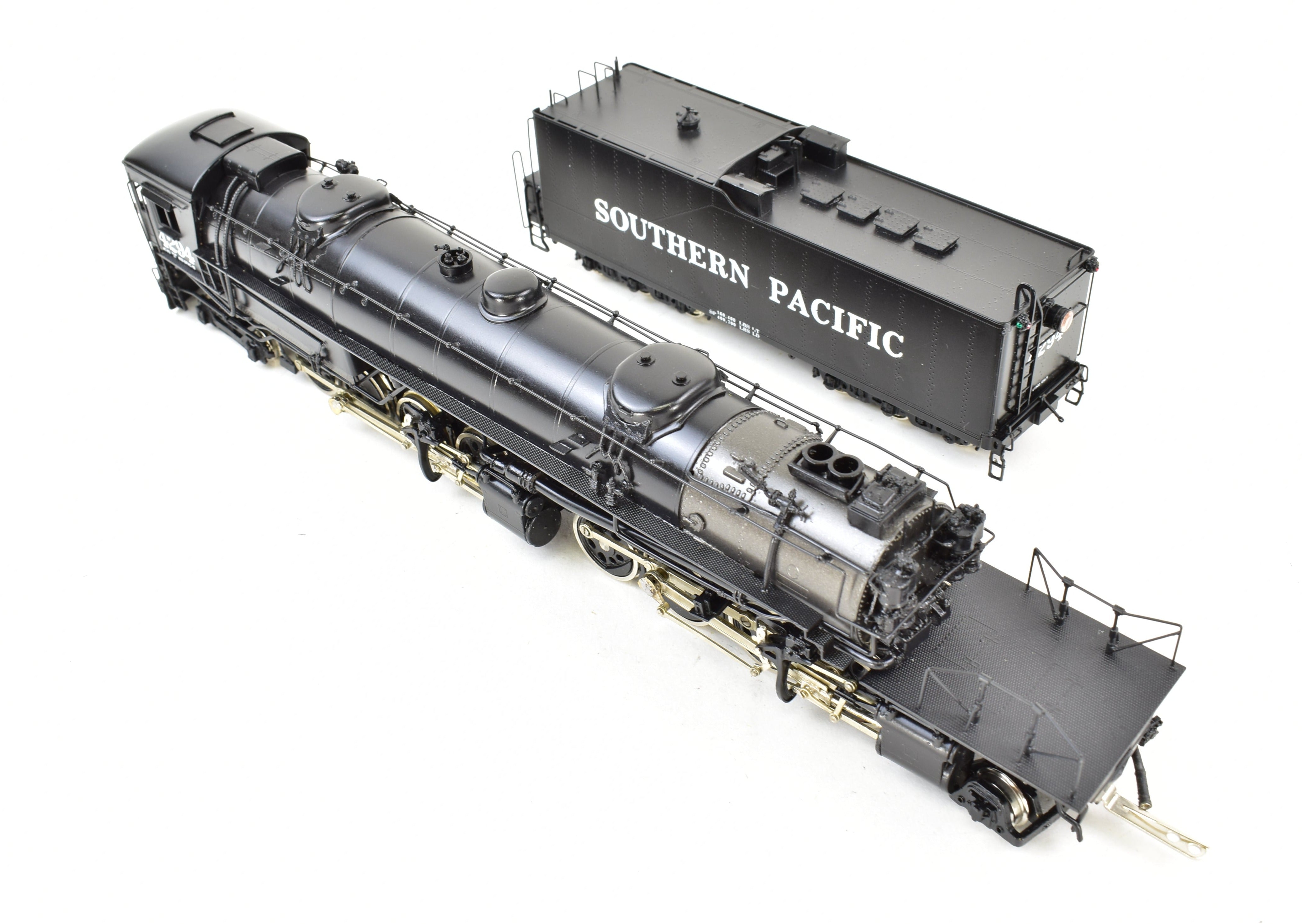 HO Scale Brass Model Train - Sunset Models Southern Pacific AC - 12 4 - 8 - 8 - 2 Cab Forward Freight Locomotive, Road Number 4294